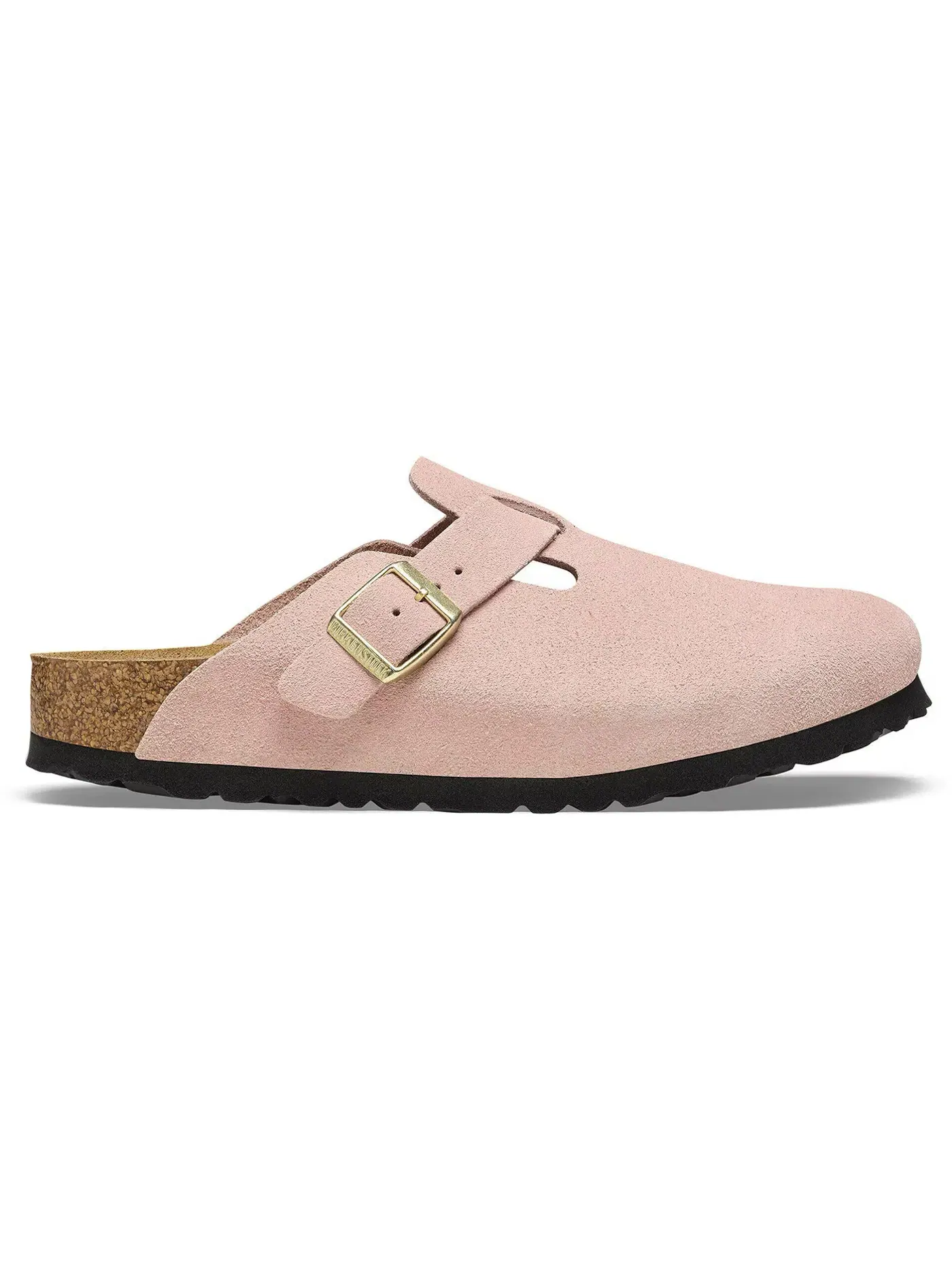 Мужские сандалии-клоги Birkenstock Boston Suede — изображение 1 из 1, светлый розовый