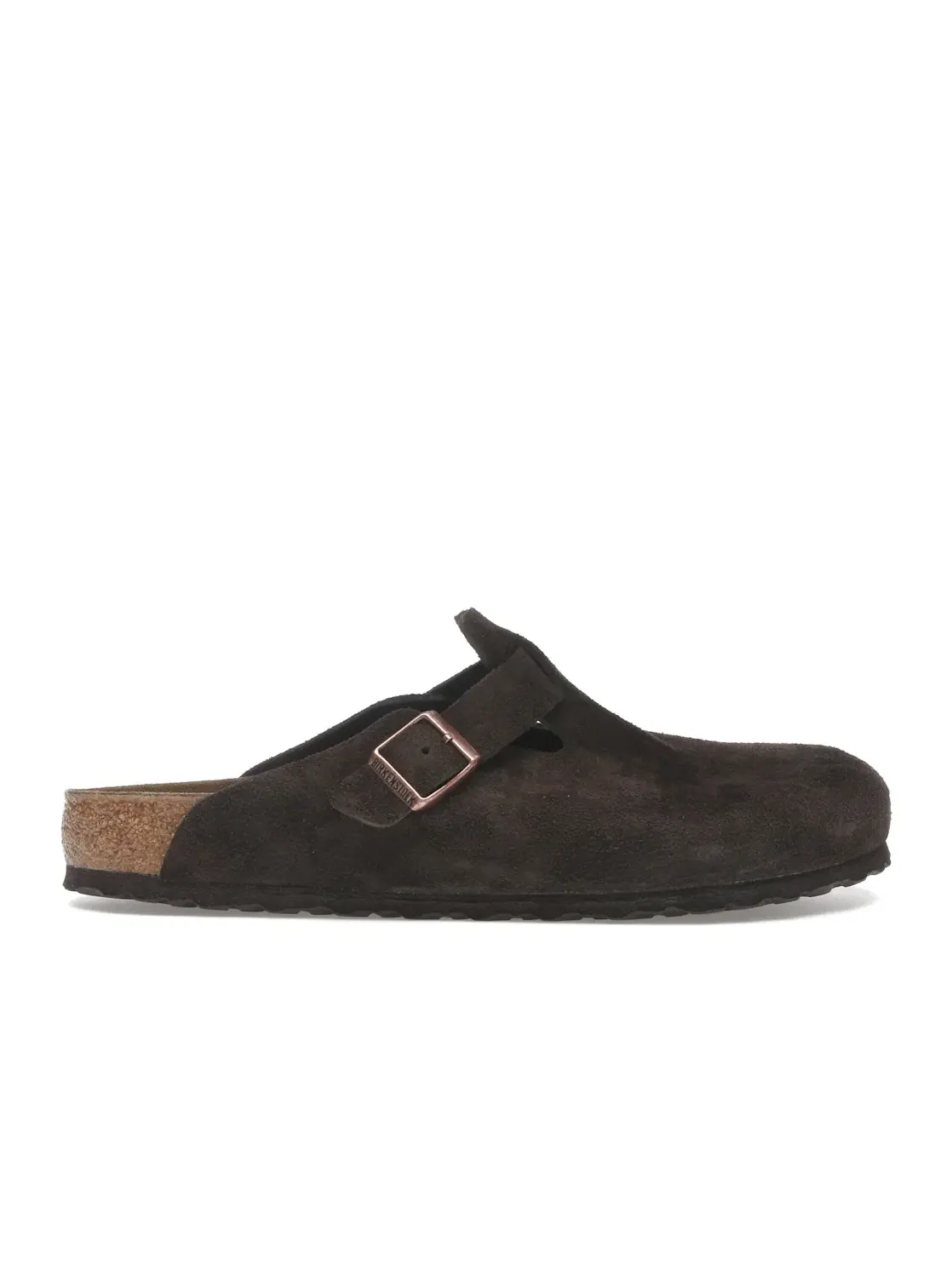 Мужские сандалии-кроксы Birkenstock Boston Suede Birkenstock, Mocca — изображение 1 из 4