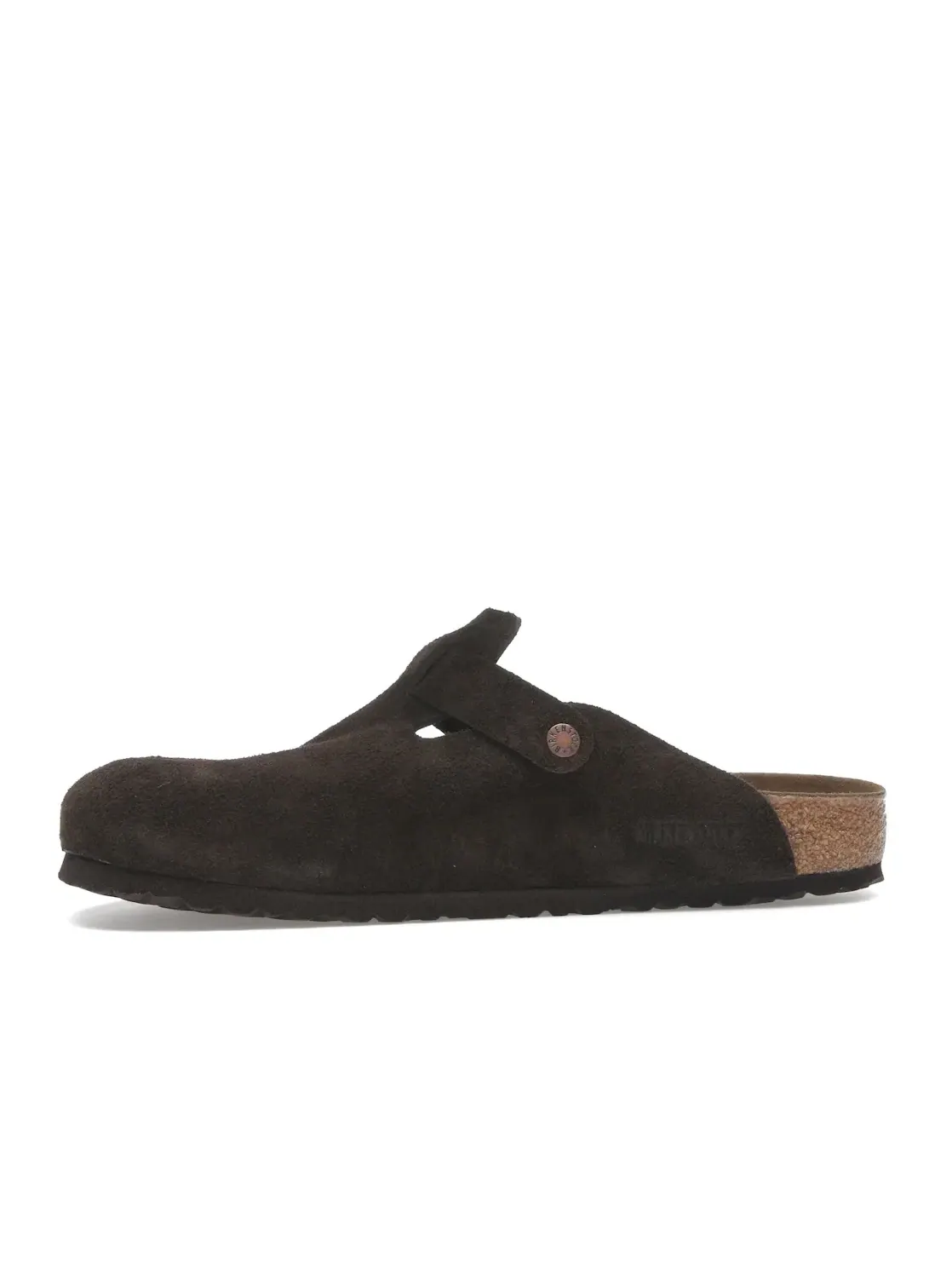Мужские сандалии-кроксы Birkenstock Boston Suede Birkenstock, Mocca — изображение 3 из 4