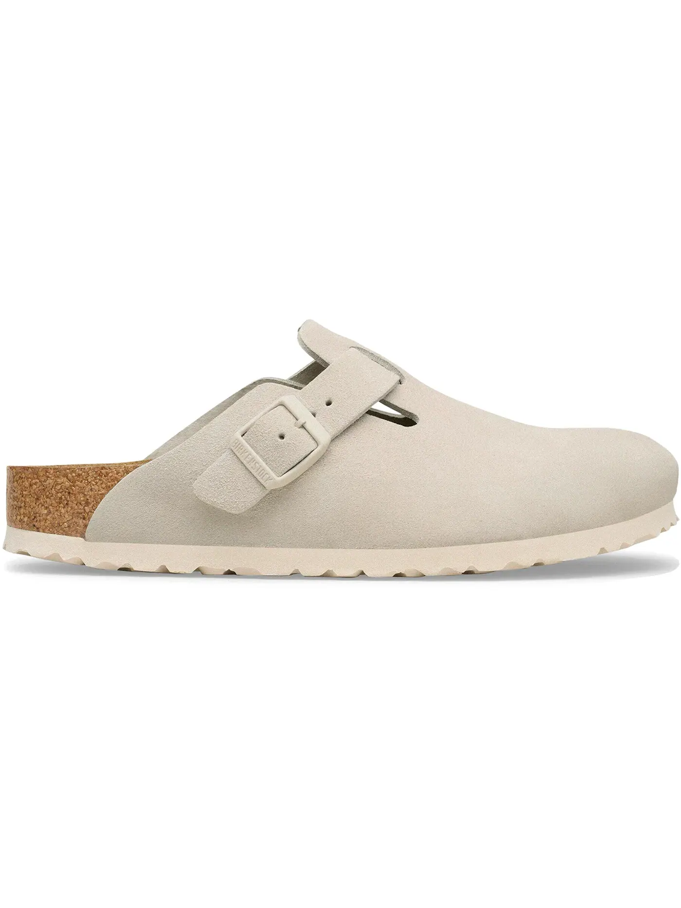 Мужские сандалии-сабо Birkenstock Boston Suede — изображение 1 из 1, устрица