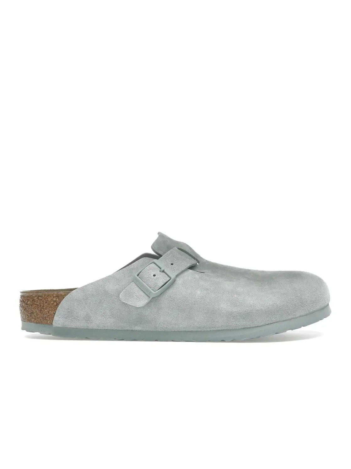 Мужские сандалии с ремешком Birkenstock Boston Suede, Pure Sage — изображение 1 из 4