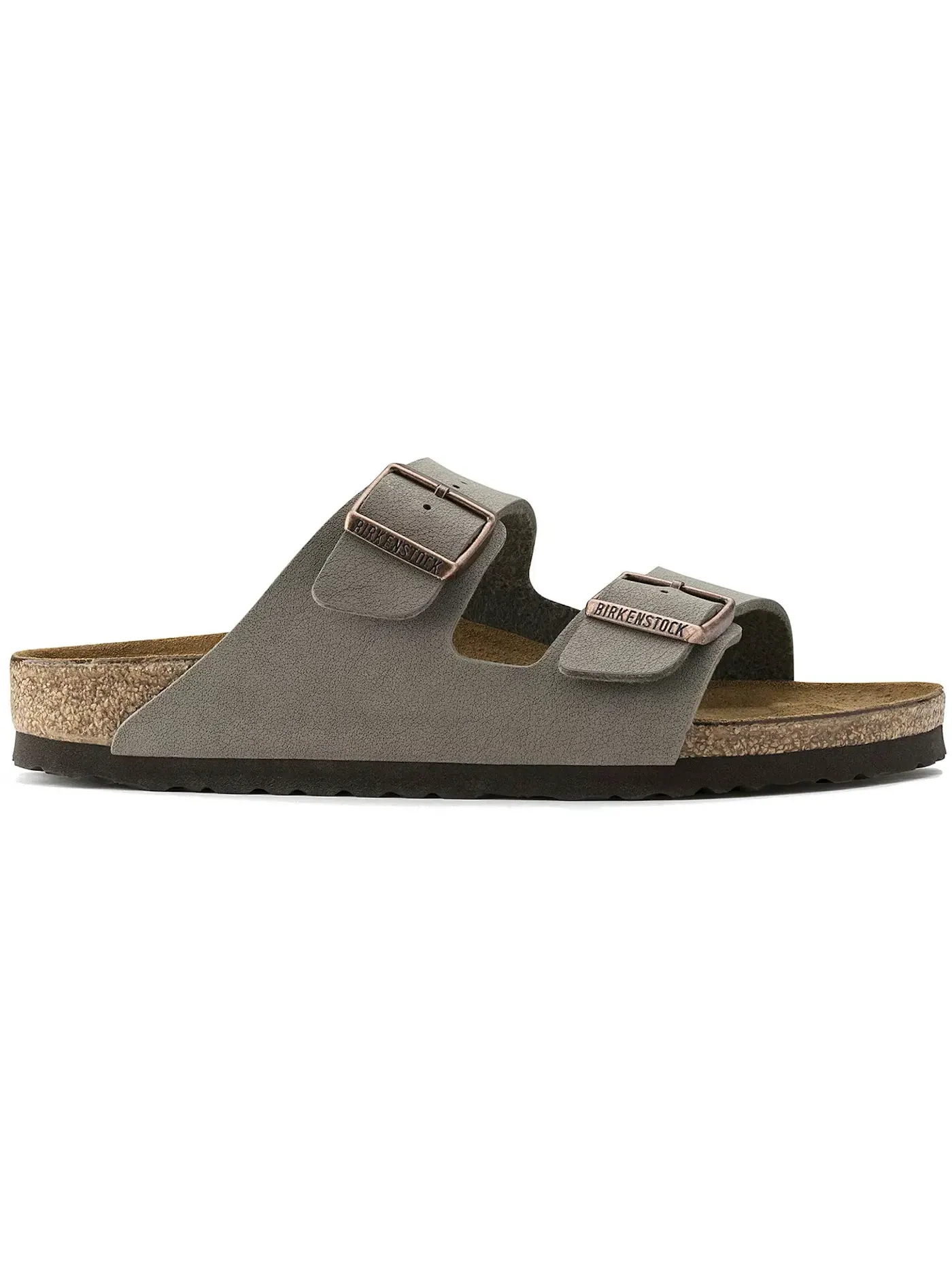 Мужские сандалии-сабо из замши Boston Birkenstock — изображение 1 из 1, серый