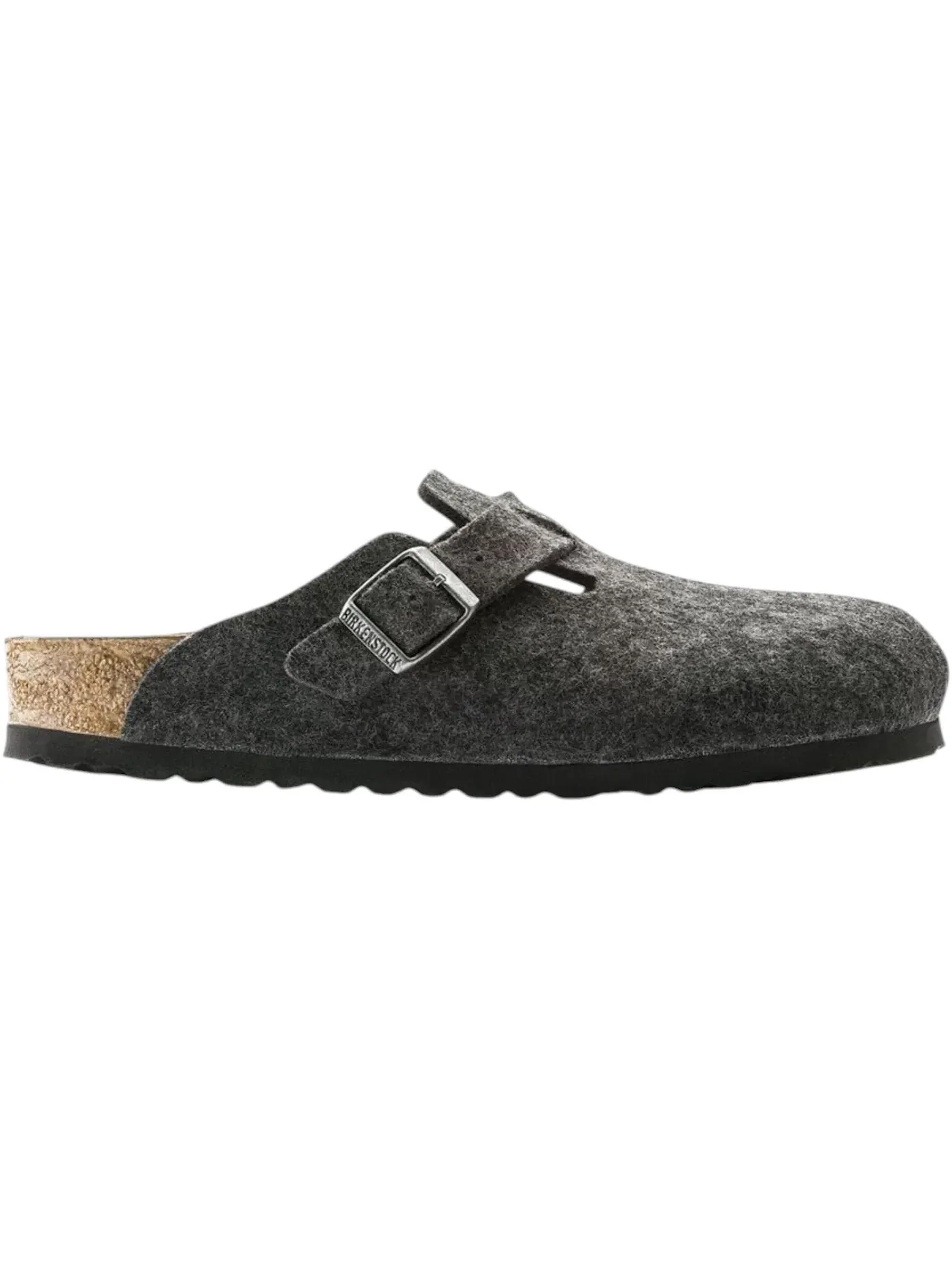 Мужские сандалии-клоги Birkenstock Boston Wool Felt — изображение 1 из 1, серый