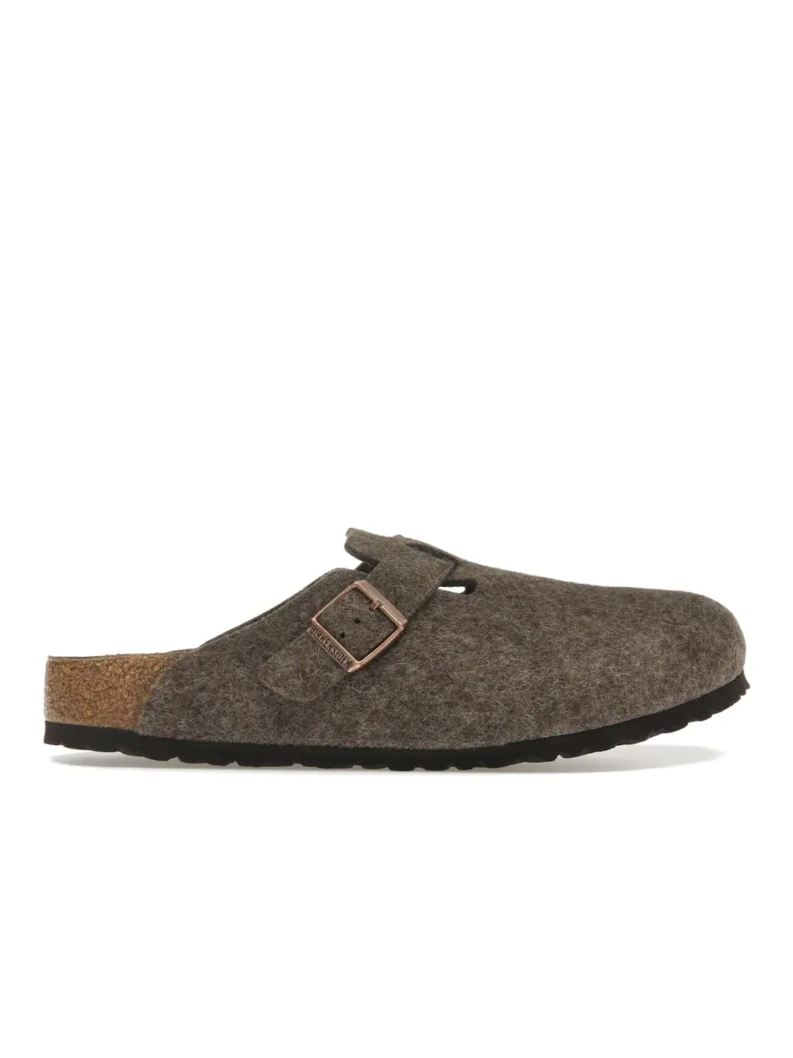 Мужские сандалии Birkenstock Boston Wool Felt — изображение 1 из 4, коричневый