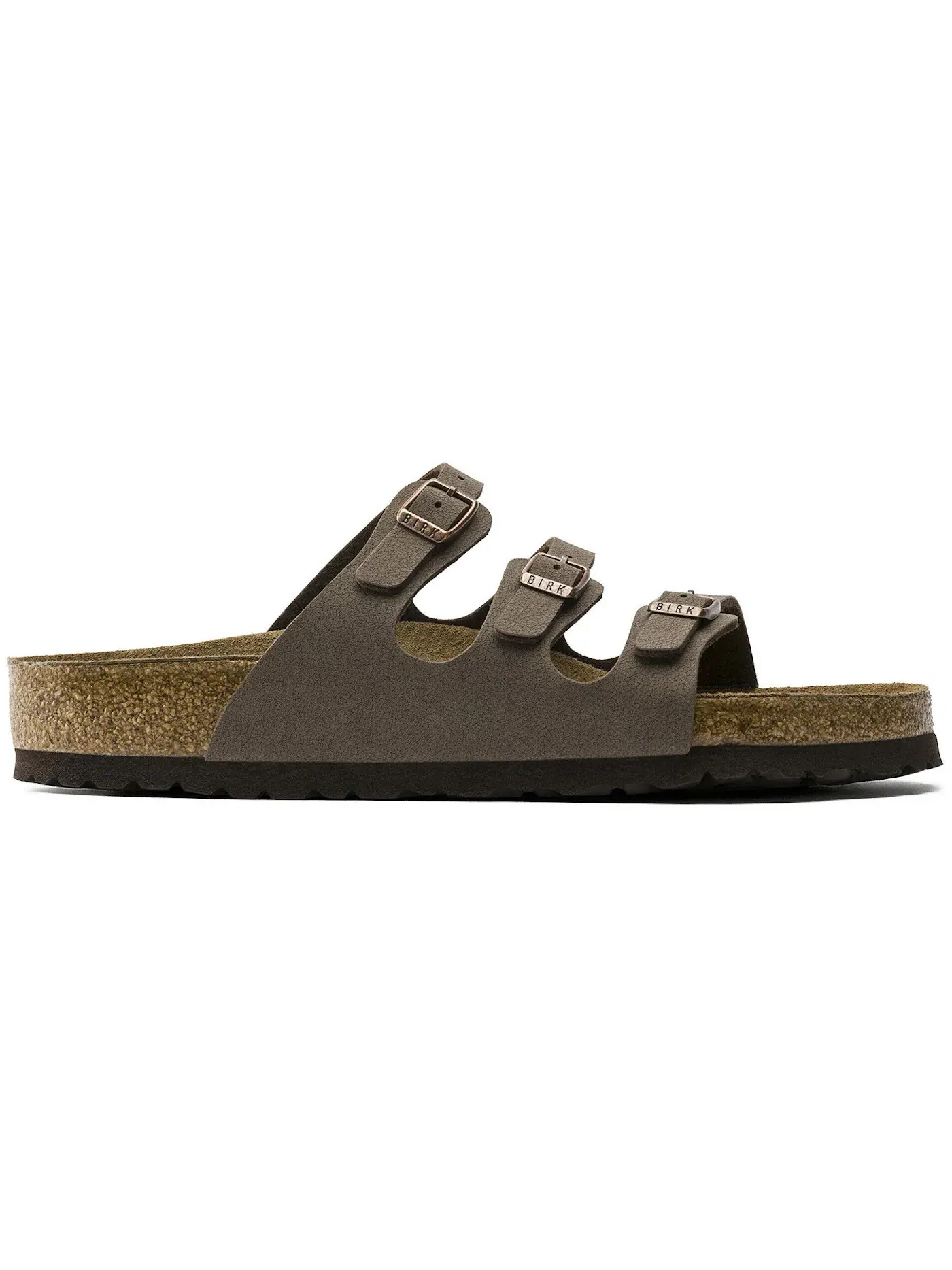 Мужские сандалии с мягкой стелькой Birkenstock Florida Soft Footbed Birkibuc, Mocca — изображение 1 из 1
