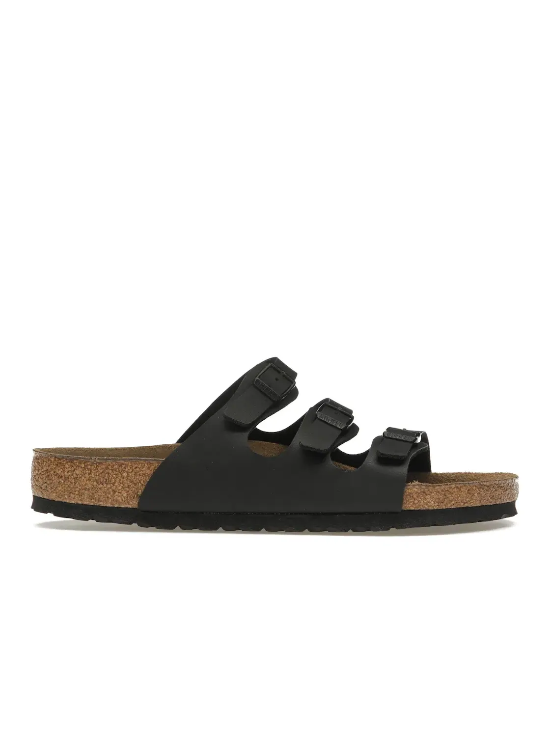 Женские сандалии Birkenstock Florida Soft Footbed Birko-Flor — изображение 1 из 4, черный