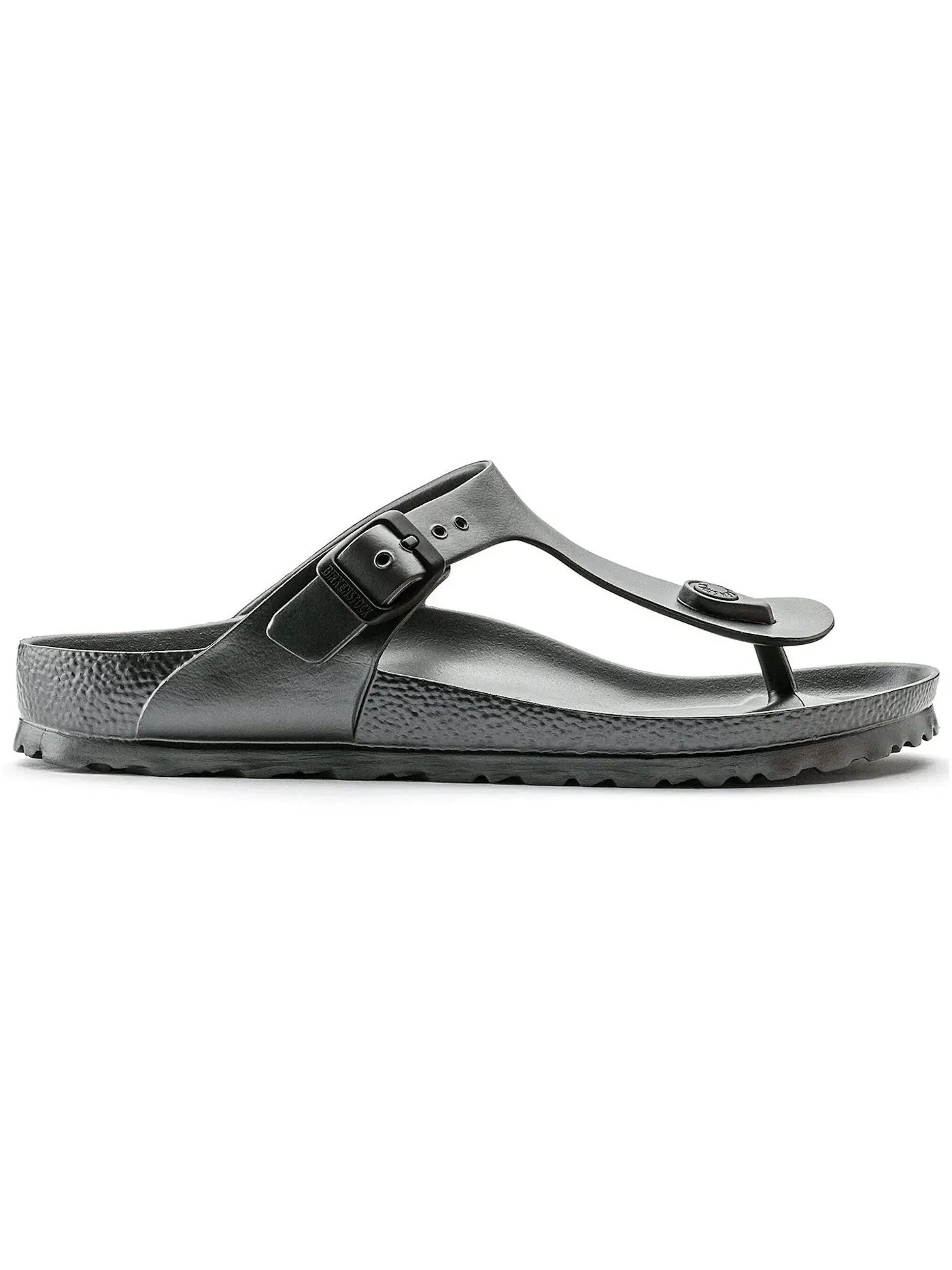 Мужские сандалии-слайды с ремешком Birkenstock Gizeh Essentials EVA, Metallic Anthracite — изображение 1 из 1