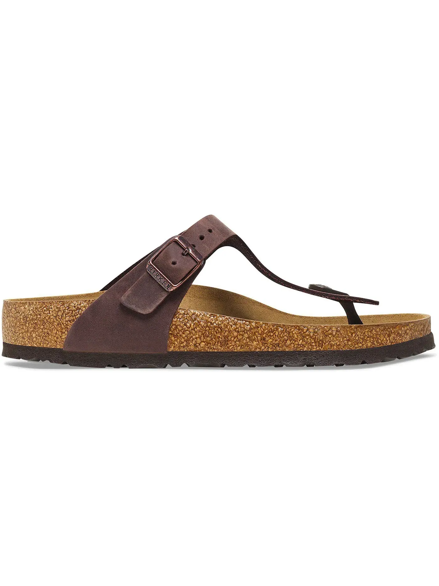 Мужские сандалии из натуральной кожи Gizeh Oiled Leather Birkenstock — изображение 1 из 1, хабана