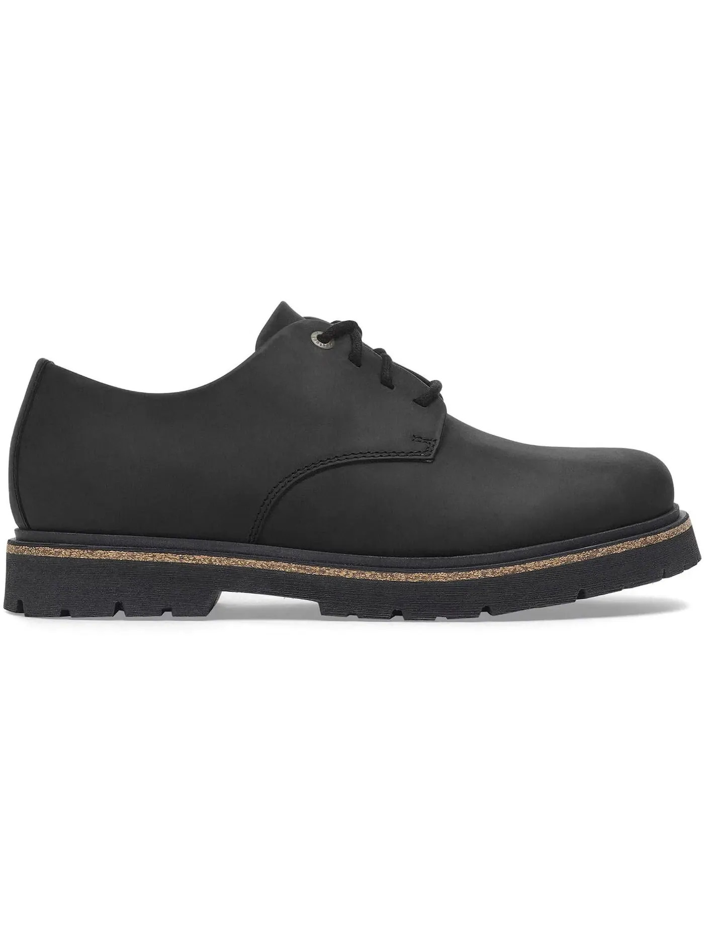 Мужские оксфорды из кожи с текстурой Highwood Lace Low Birkenstock — изображение 1 из 1, черный