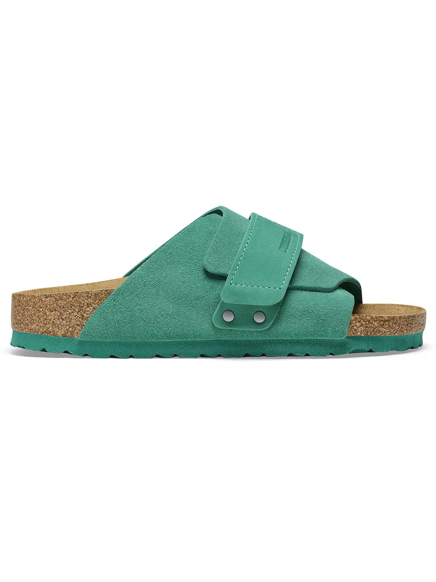 Мужские сандалии с закрытым мыском Birkenstock Kyoto Nubuck Suede — изображение 1 из 1, зеленый