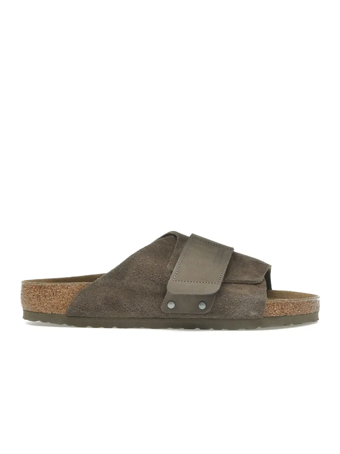 Мужские сандалии из замши Birkenstock Kyoto Nubuck-Suede — изображение 1 из 4, серый