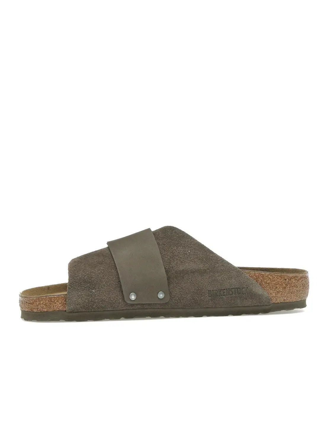 Мужские сандалии из замши Birkenstock Kyoto Nubuck-Suede — изображение 3 из 4, серый