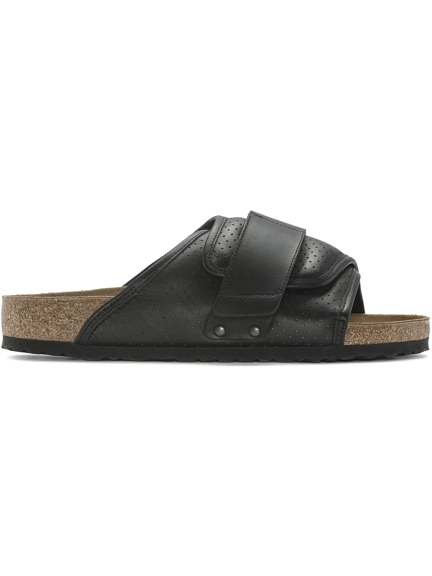 Женские сандалии с мягкой стелькой Birkenstock Kyoto Padded Leather — изображение 1 из 1, черный