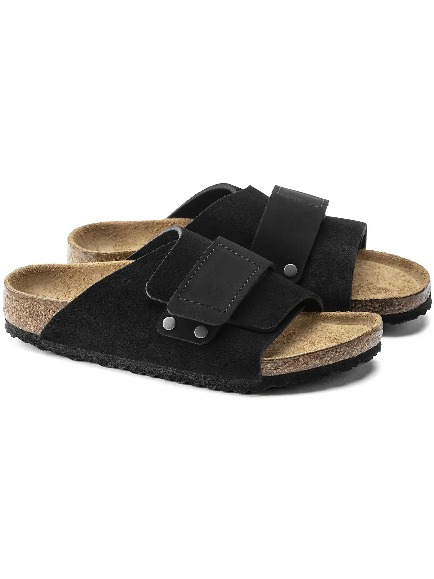 Детские сандалии-сабо из замши Kyoto Birkenstock — изображение 2 из 2, черный
