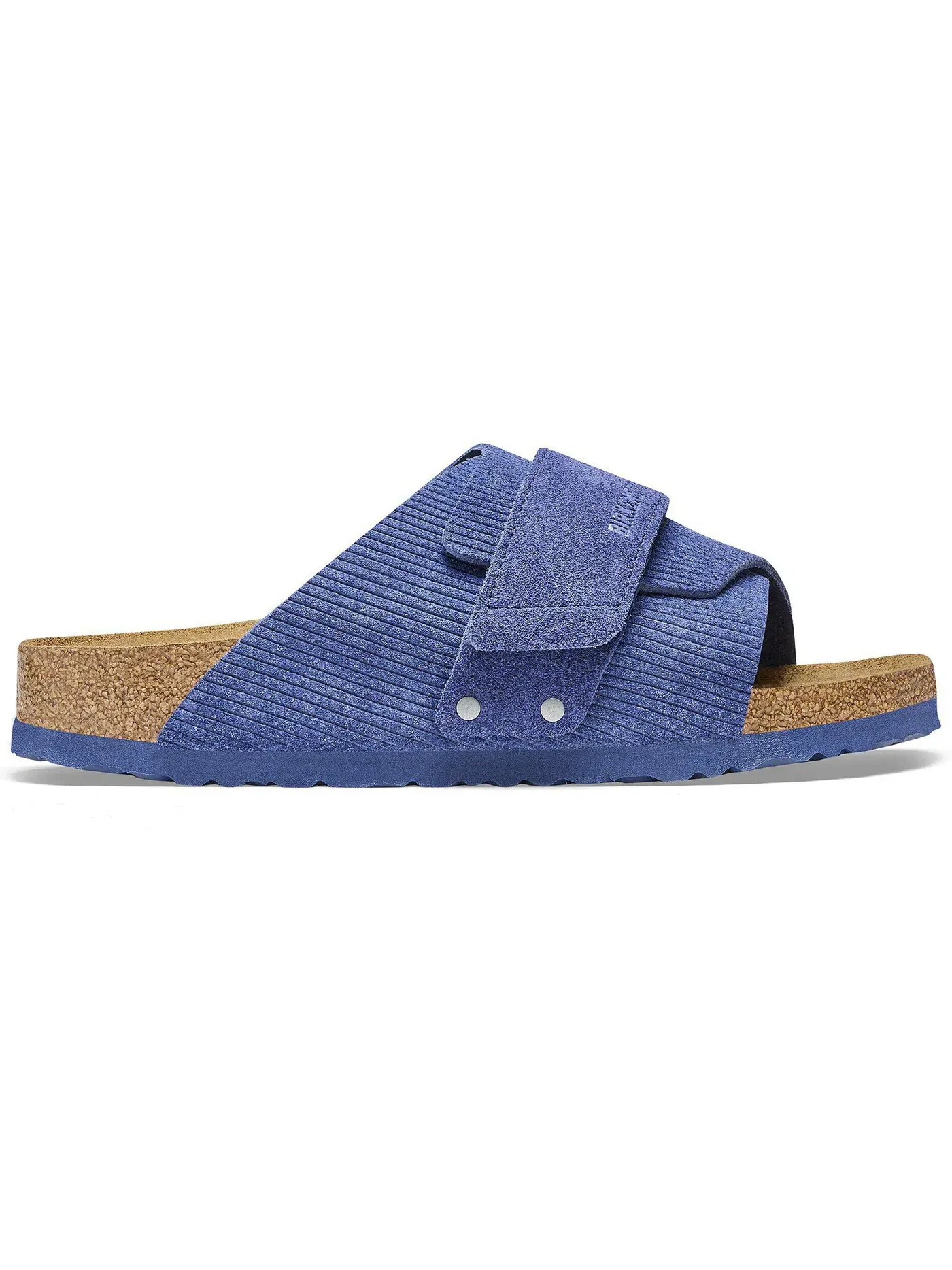 Мужские сандалии с вельветовым верхом Birkenstock Kyoto Suede Embossed — изображение 1 из 1, индиго