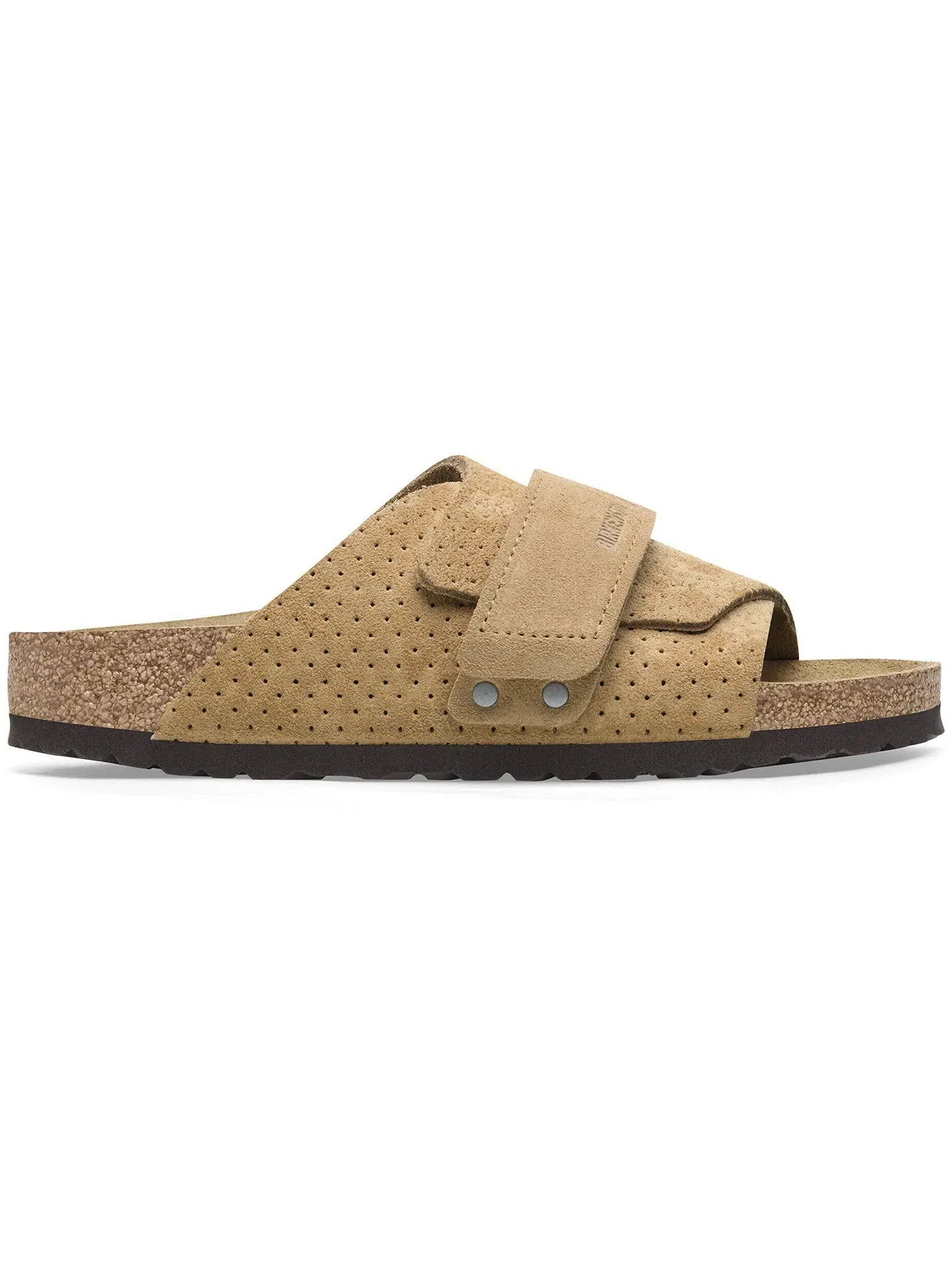 Мужские сандалии Birkenstock Kyoto Suede Embossed — изображение 1 из 1, бежевый