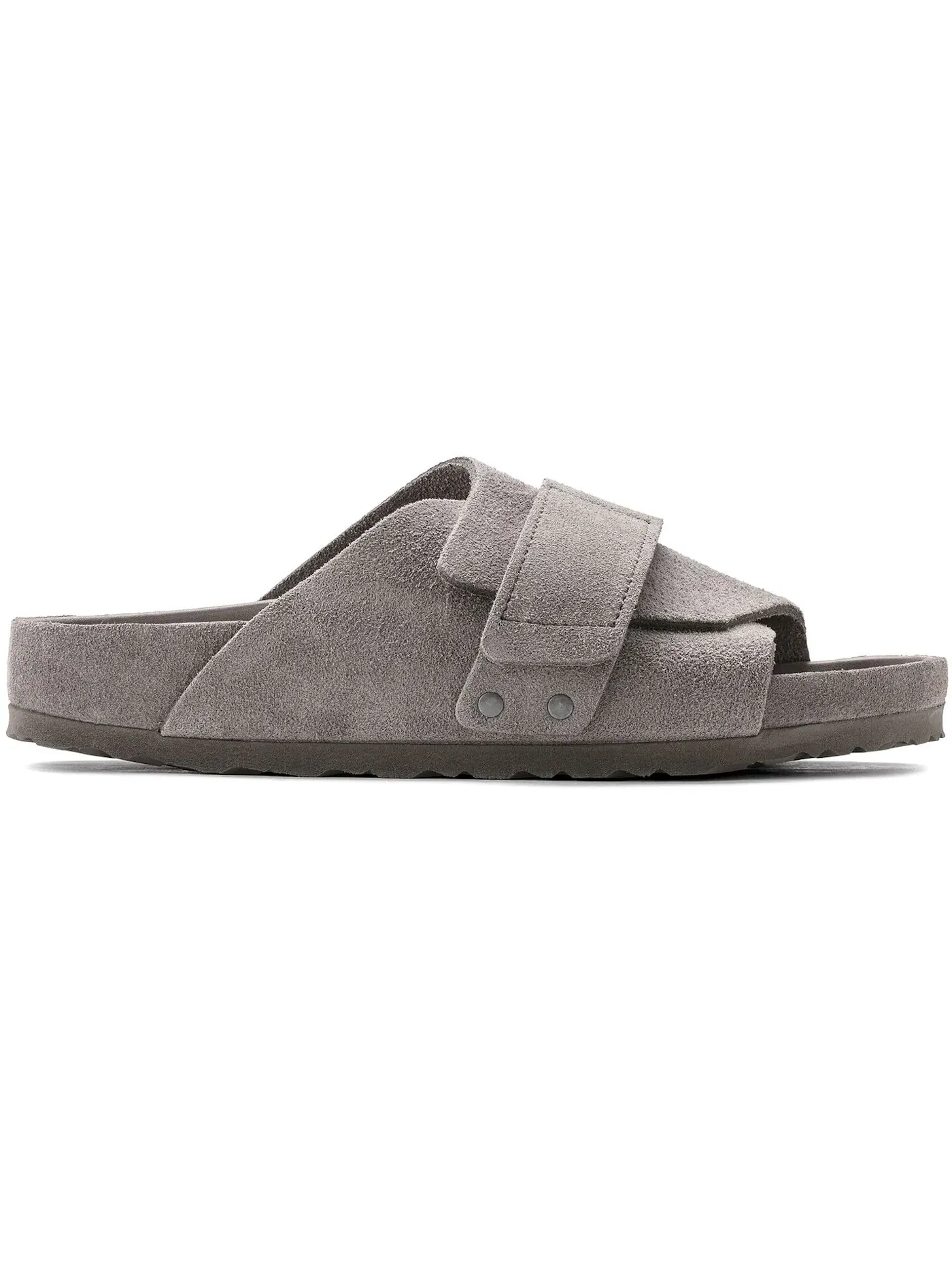 Унисекс сандалии-сабо из замши Kyoto Birkenstock — изображение 1 из 2, серый