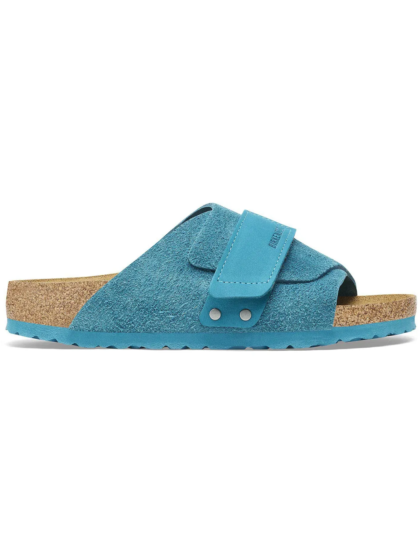Мужские сандалии с закрытым носом Birkenstock Kyoto Suede Leather, Deep Turquoise — изображение 1 из 1