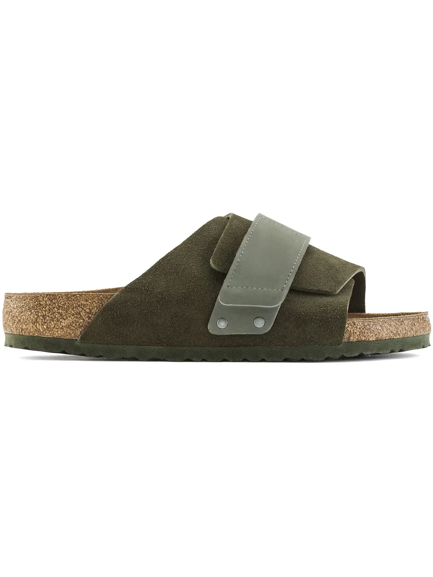 Мужские сандалии из замши с регулируемыми ремнями Birkenstock Kyoto — изображение 1 из 2, тимьян