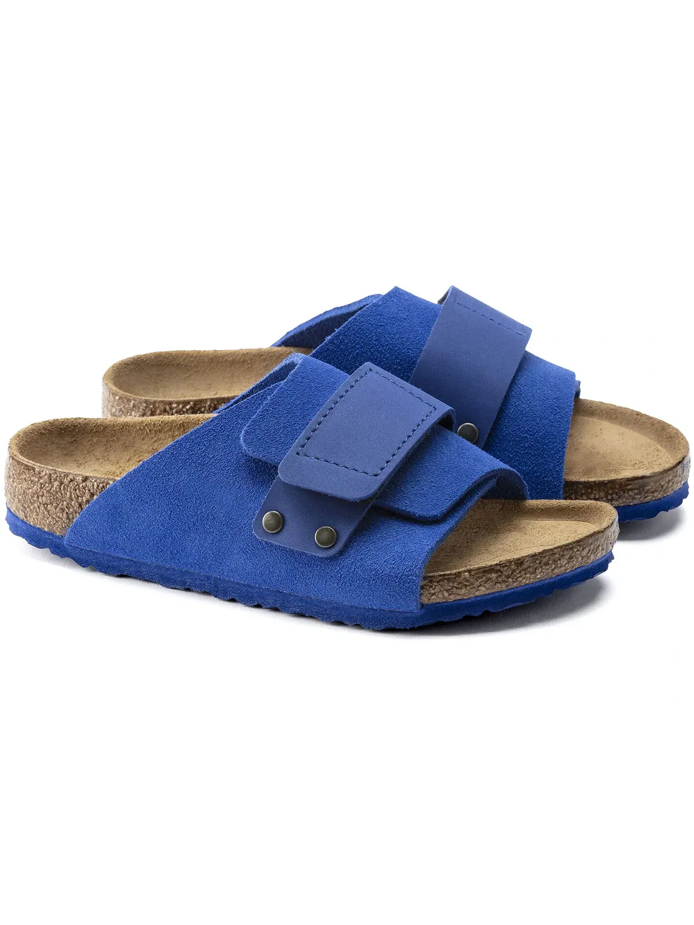 Детские сандалии-слайды с регулировкой Birkenstock Kyoto — изображение 2 из 2, синий