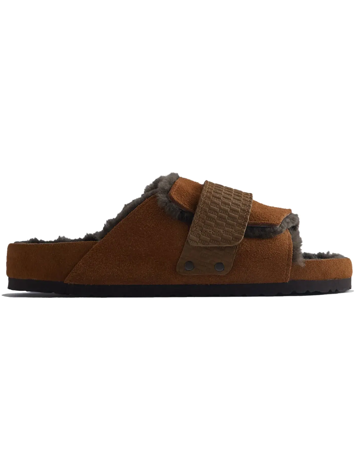 Унисекс сандалии с мехом Kyoto VL Shearling Birkenstock — изображение 1 из 1, минк