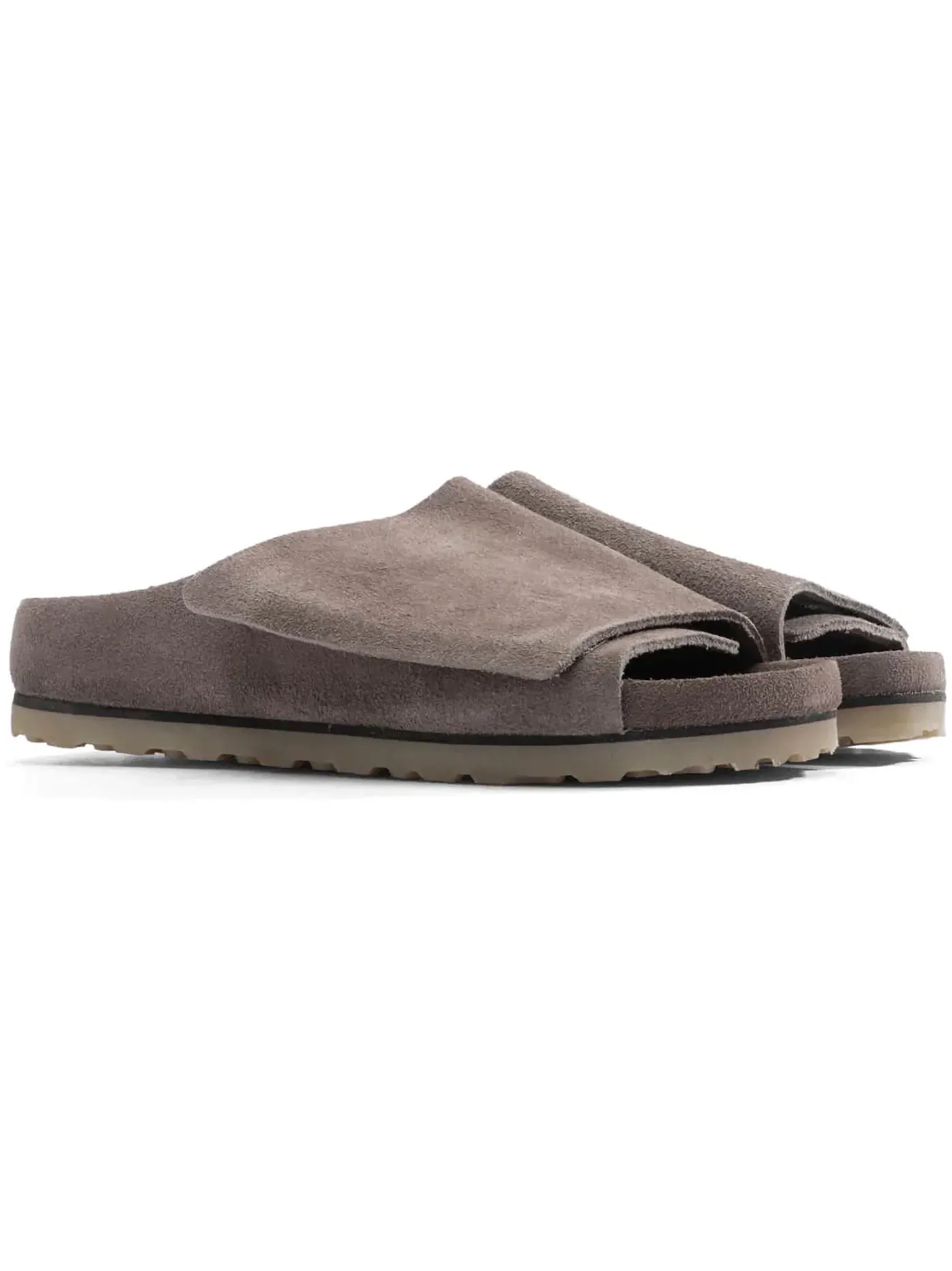 Мужские сандалии кожаные Birkenstock Los Feliz Suede — изображение 2 из 3, пепельный