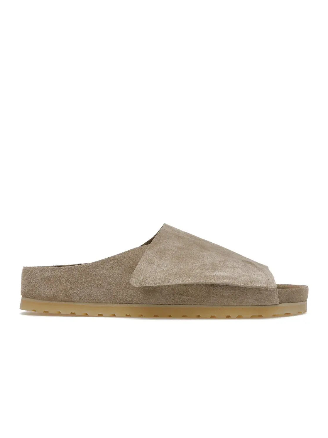 Мужские сандалии-слайды с узкой посадкой Birkenstock Los Feliz Suede Fear Of God — изображение 1 из 4, тауп