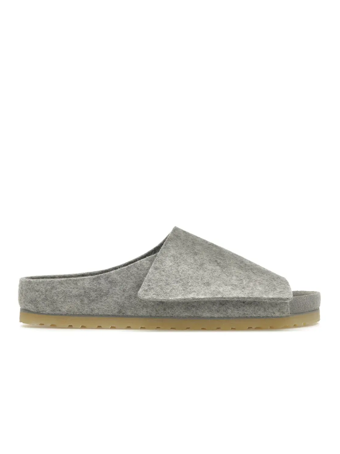 Мужские сандалии-слайды из шерстяного фетра Birkenstock Los Feliz Wool Felt, Cement Melange — изображение 1 из 4