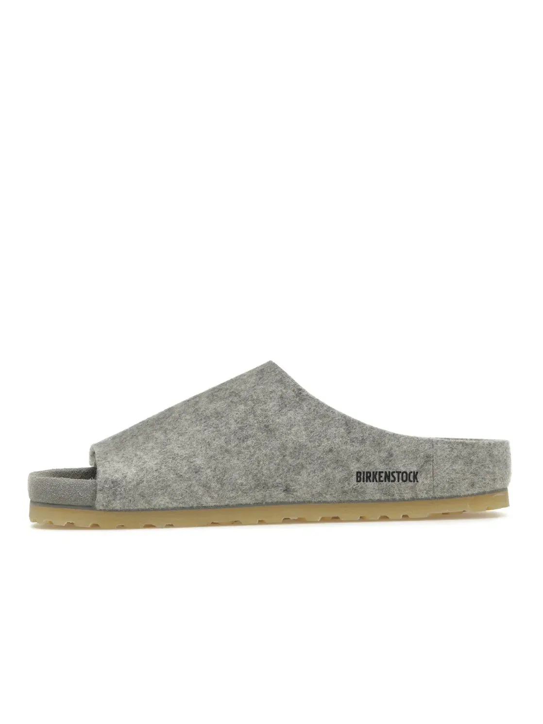 Мужские сандалии-слайды из шерстяного фетра Birkenstock Los Feliz Wool Felt, Cement Melange — изображение 3 из 4