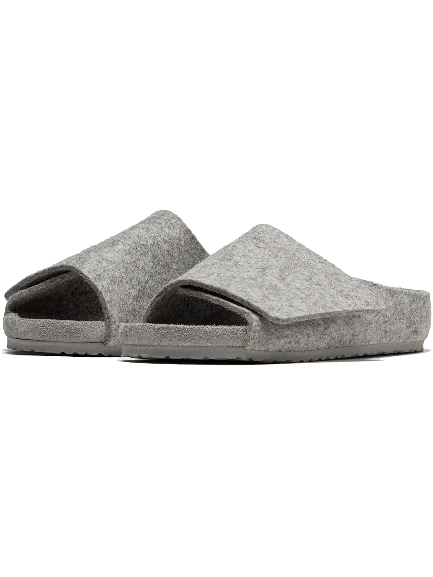 Детские туфли-лодочки на плоской подошве Birkenstock Los Feliz Wool Felt Fear Of God, Cement Melange — изображение 2 из 3