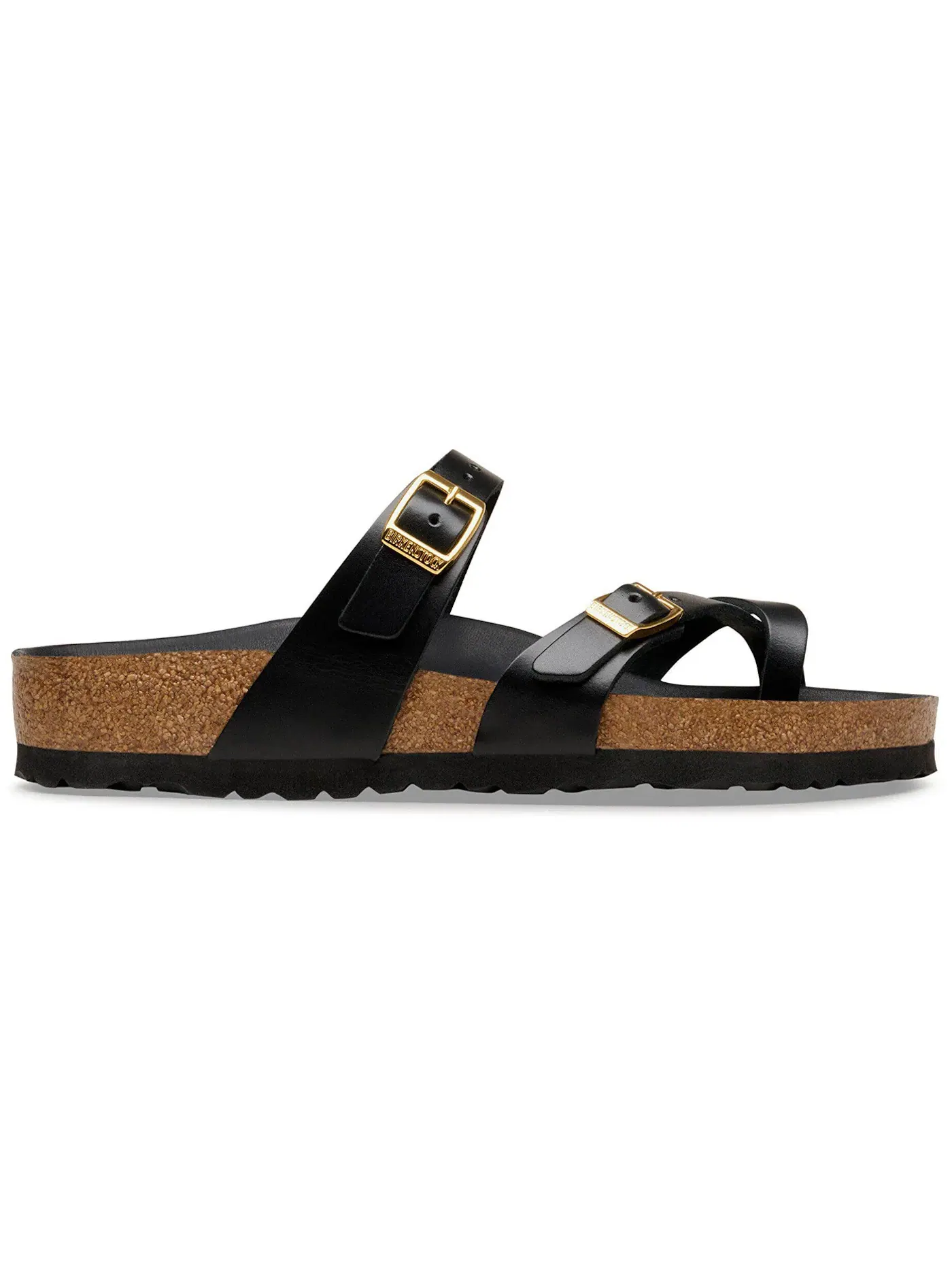 Женские сандалии с кожаным верхом Birkenstock Mayari Leather — изображение 1 из 1, черный