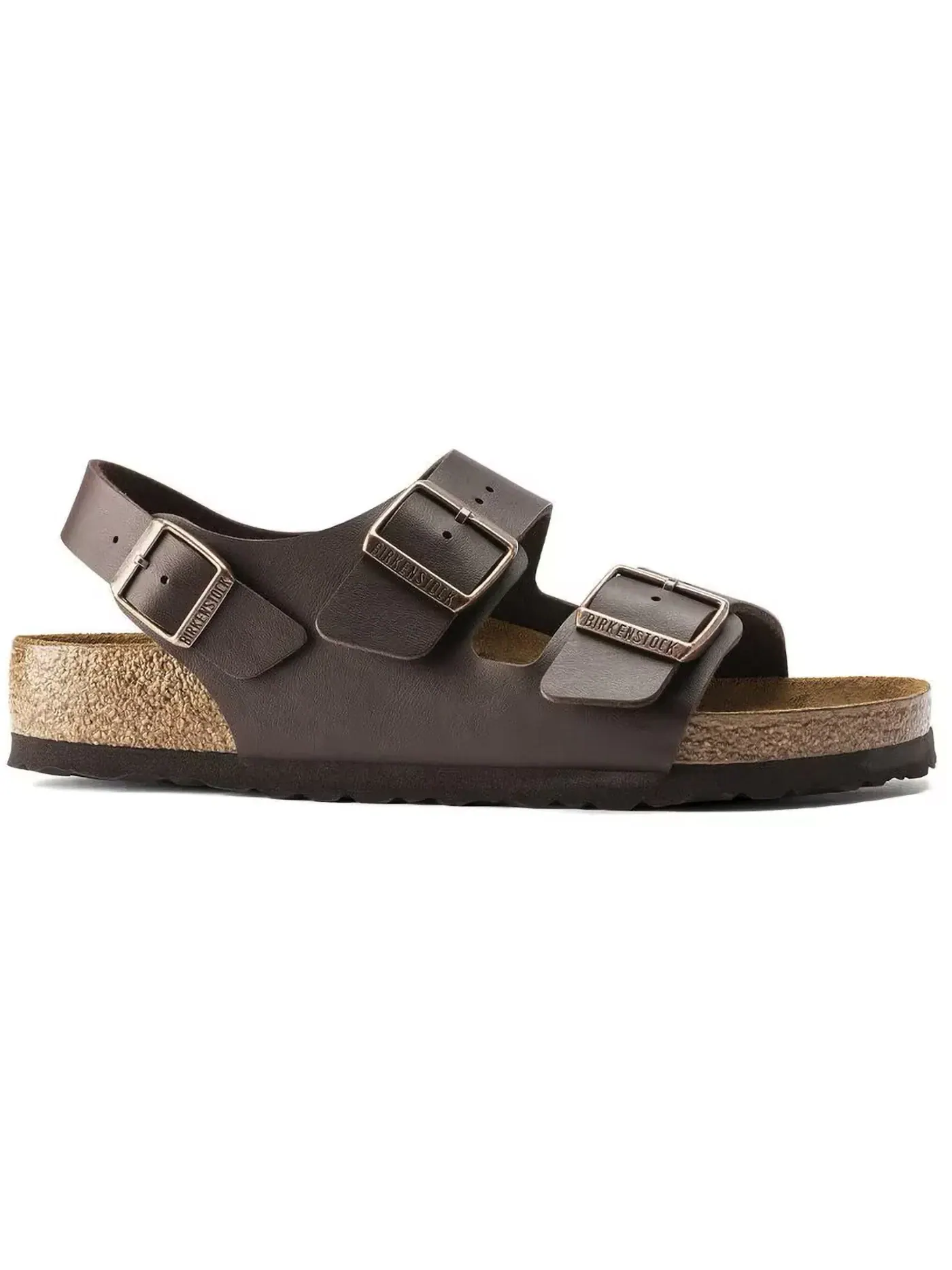 Мужские сандалии Birkenstock Milano Birko-Flor — изображение 1 из 1, коричневый