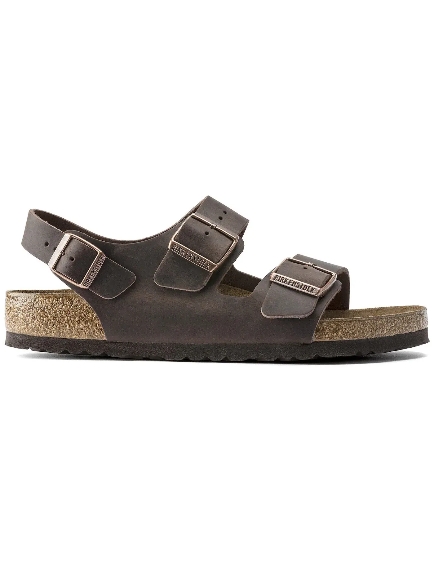Мужские сандалии с ремешками Milano Oiled Leather Habana Birkenstock — изображение 1 из 1, хабана