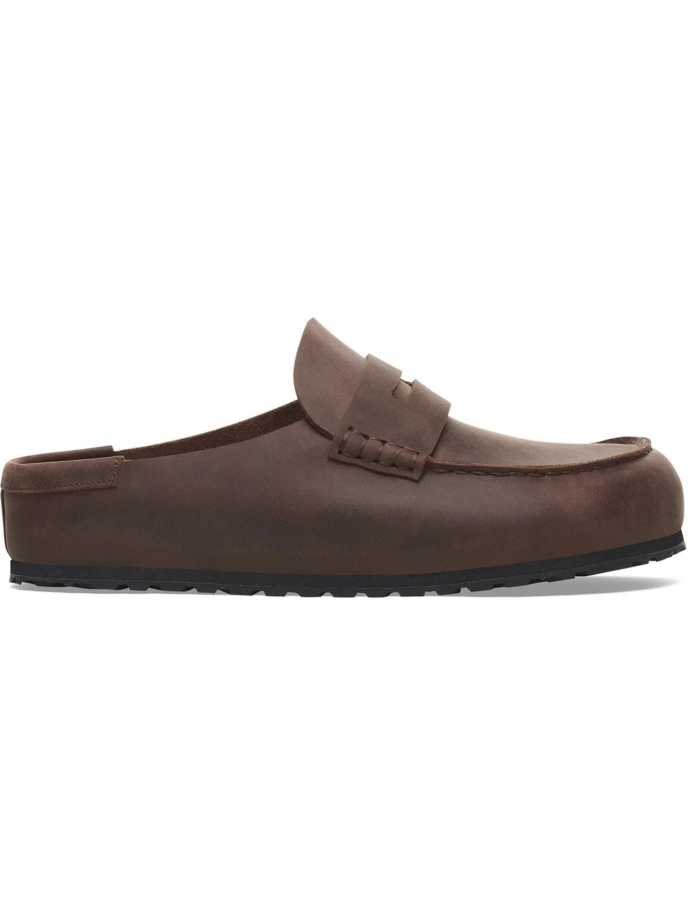Мужские клоги с обернутой масляной кожей Birkenstock Naples Wrapped Oiled Leather