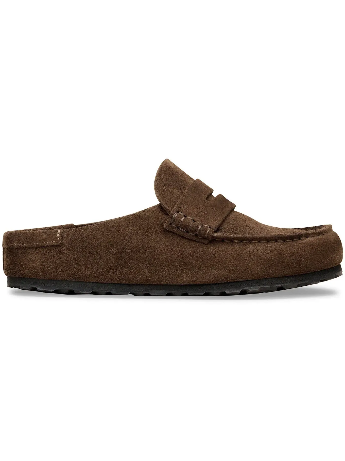 Мужские клоги Birkenstock Naples Wrapped Suede Leather, Carafe