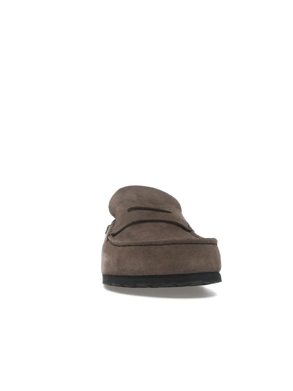 Мужские клоги Birkenstock Naples Wrapped Suede Leather — изображение 2 из 4, серый
