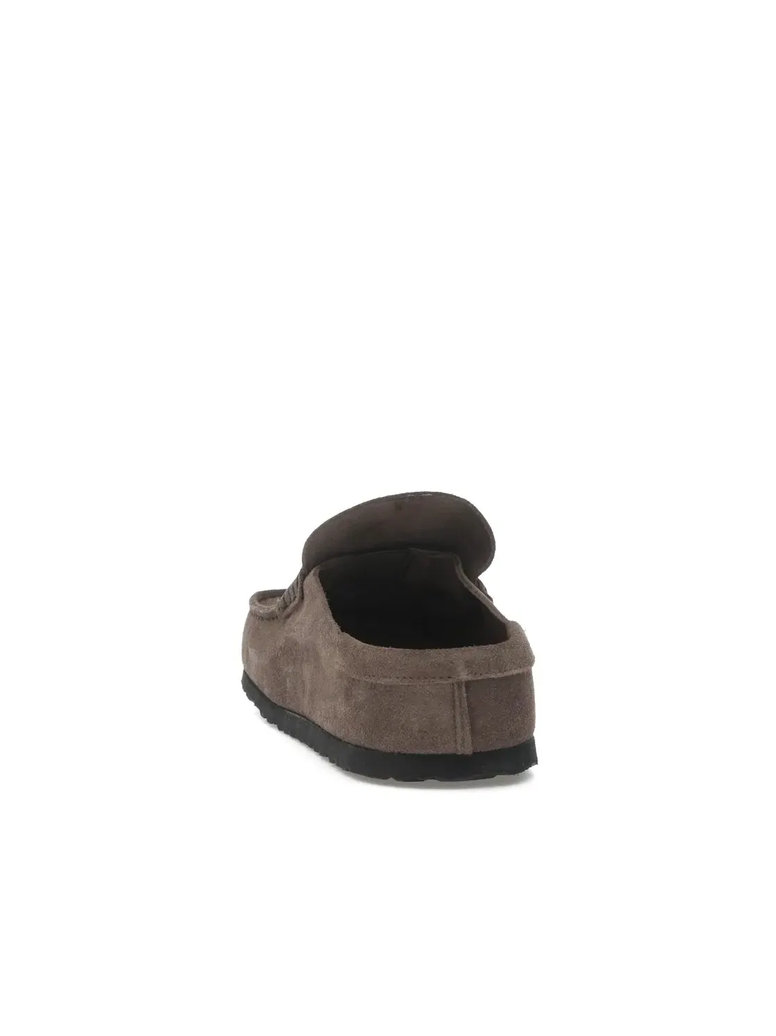 Мужские клоги Birkenstock Naples Wrapped Suede Leather — изображение 4 из 4, серый