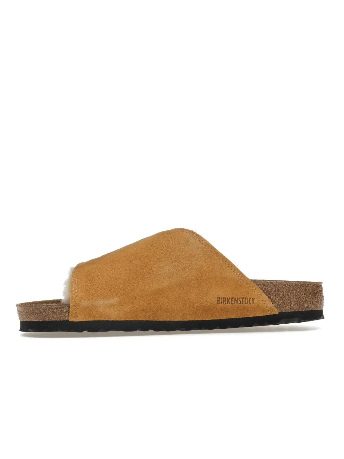 Детские сандалии-слайды Birkenstock Solana Shearling Slide — изображение 3 из 4, карамель