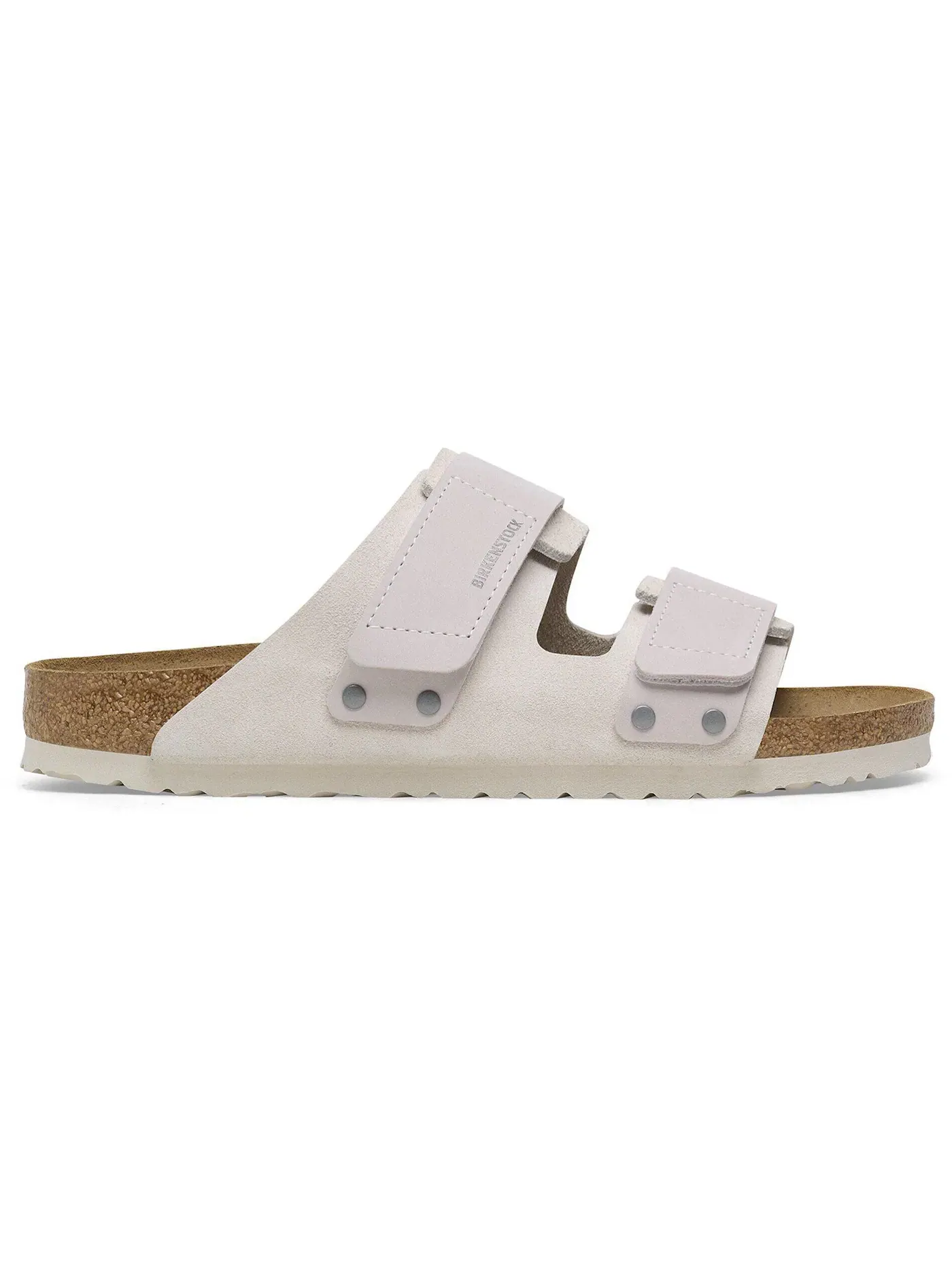 Мужские сандалии-слайды из нубука Birkenstock Uji Nubuck — изображение 1 из 1, белый