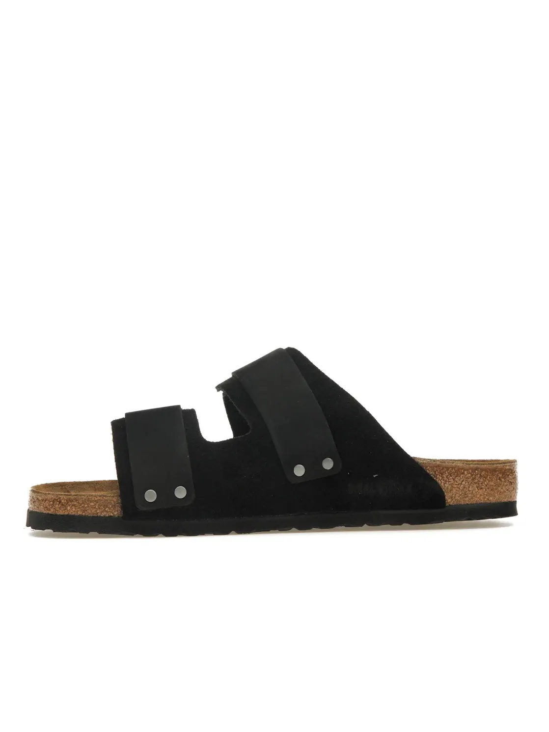 Мужские сандалии-слайды из нубука Birkenstock Uji — изображение 3 из 4, черный