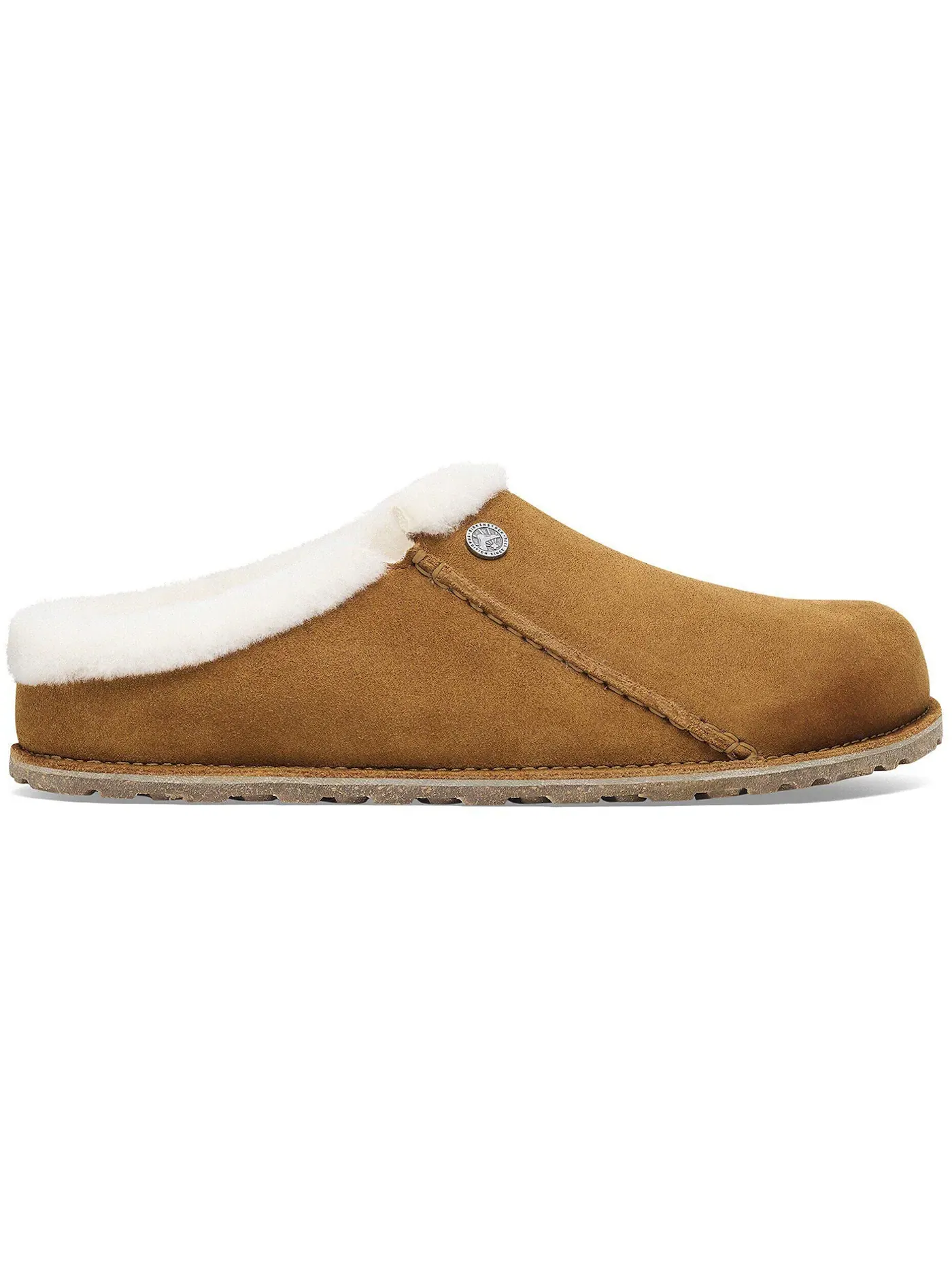 Мужские тапочки из замши Mink Birkenstock Zermatt Premium Suede Leather — изображение 1 из 1, минк