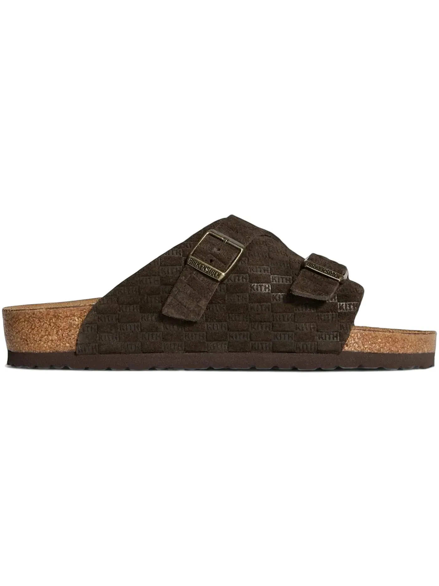 Мужские сандалии с тиснением Zürich Deboss Birkenstock — изображение 1 из 1, эспрессо