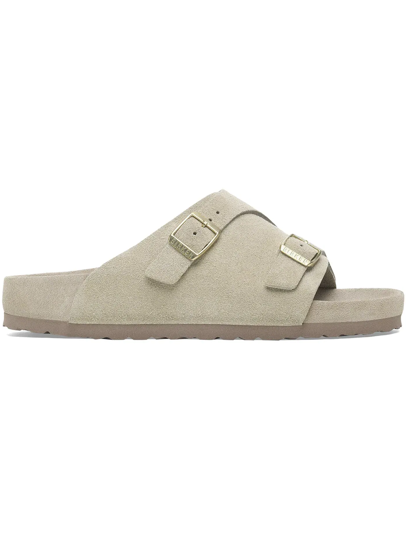 Мужские сандалии из замши Zürich Suede Leather Birkenstock, Allover Taupe — изображение 1 из 1