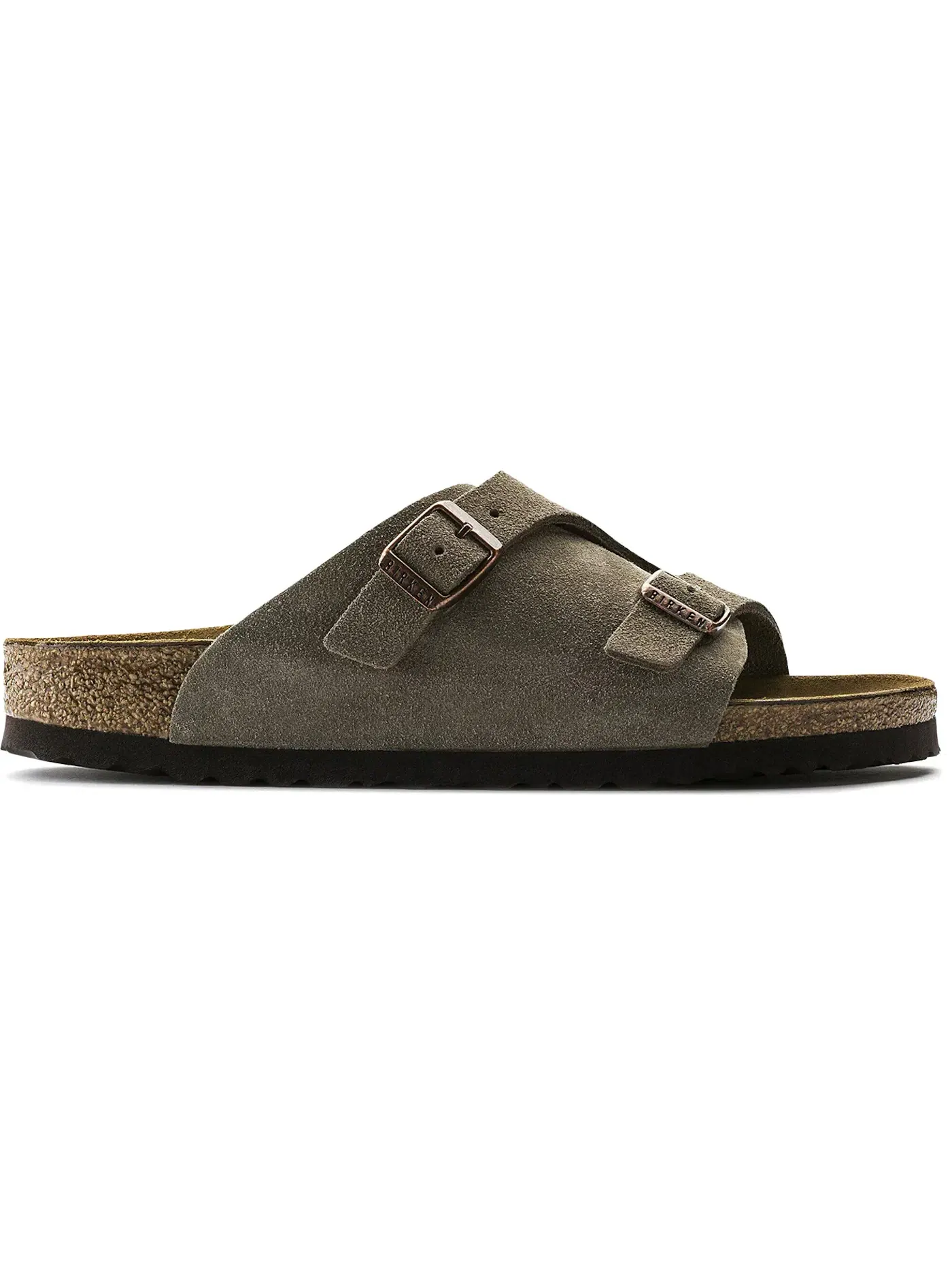 Мужские сандалии-слайды из замши Zurich Birkenstock — изображение 1 из 1, тауп