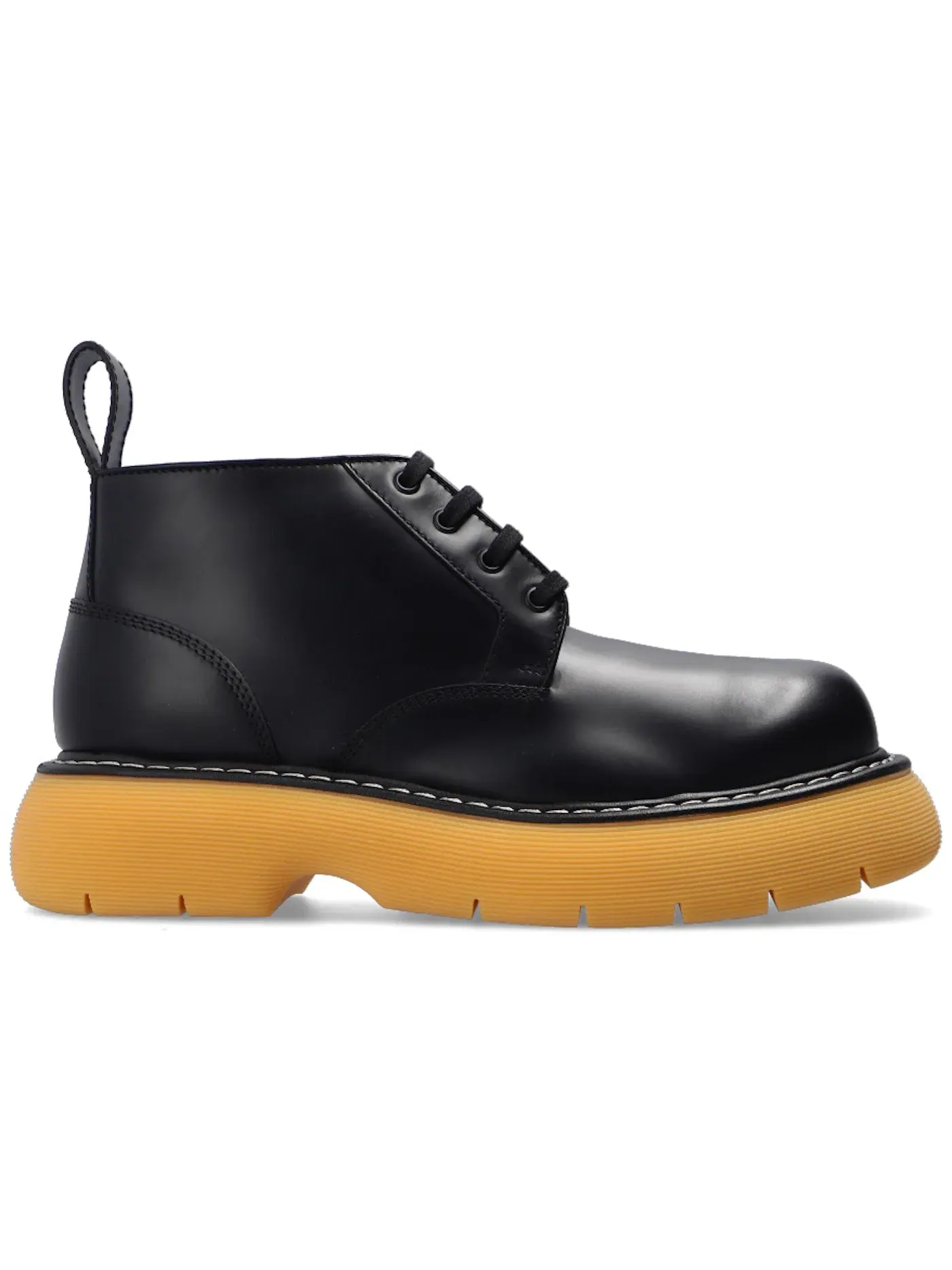 Мужские ботинки с закругленным носком Bottega Veneta Bounce Ankle Boot