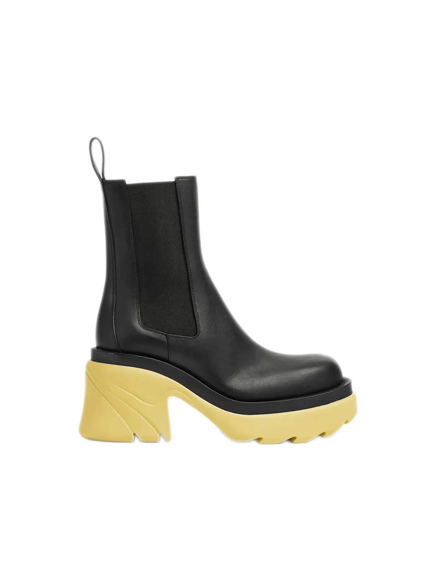 Женские ботильоны Flash Platform Ankle Boot Bottega Veneta — изображение 1 из 1, черный/желтый
