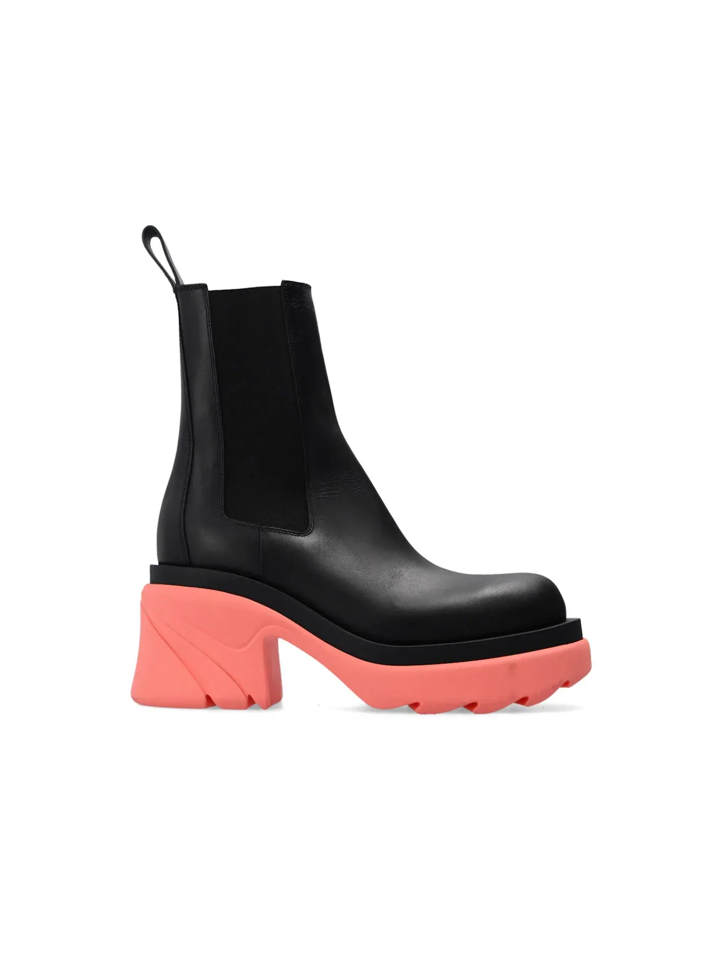 Женские ботильоны на платформе Flash Platform Ankle Boot Bottega Veneta — изображение 1 из 1, черный/розовый