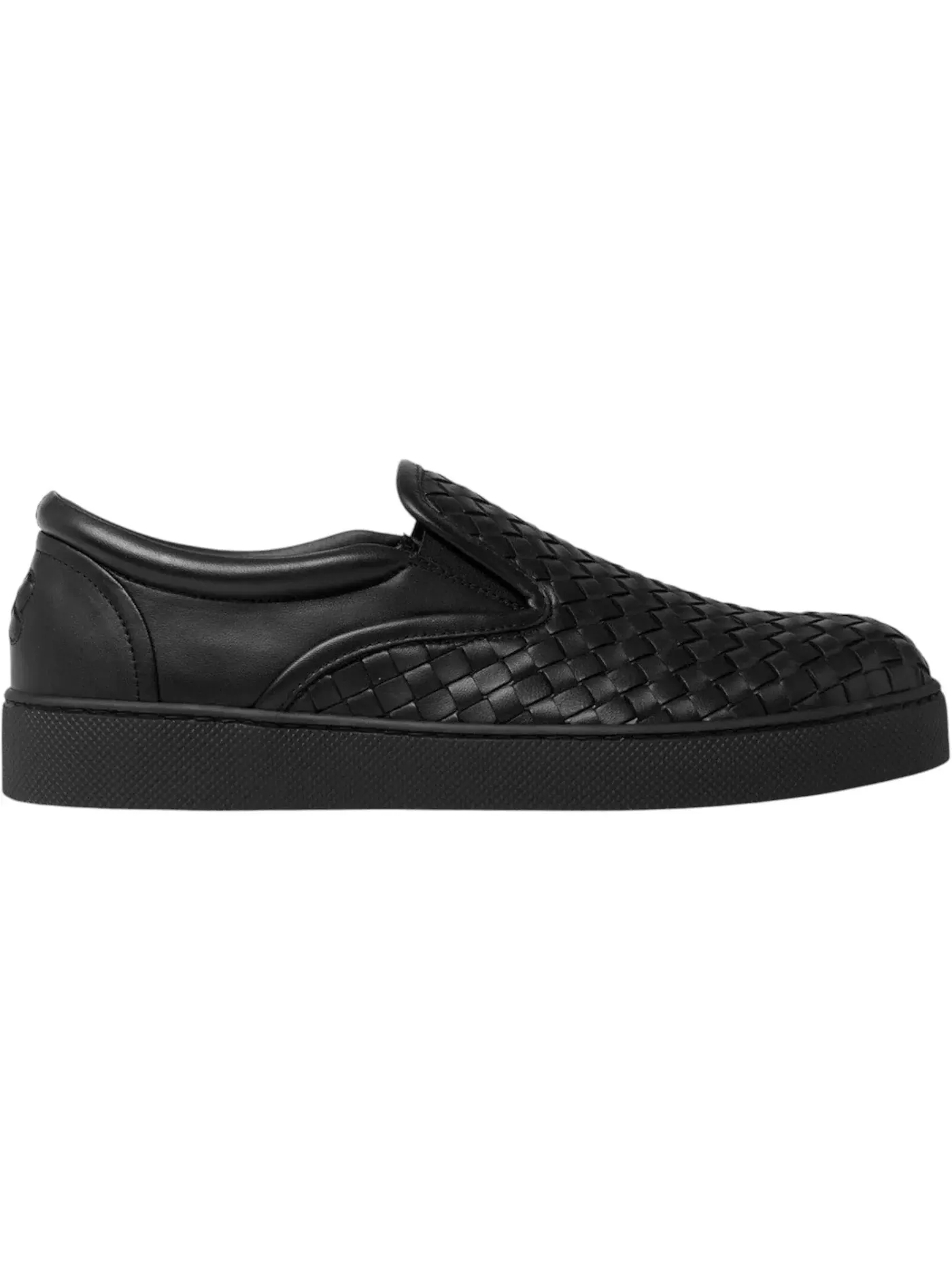 Мужские кожаные кроссовки с плетением Intrecciato Bottega Veneta