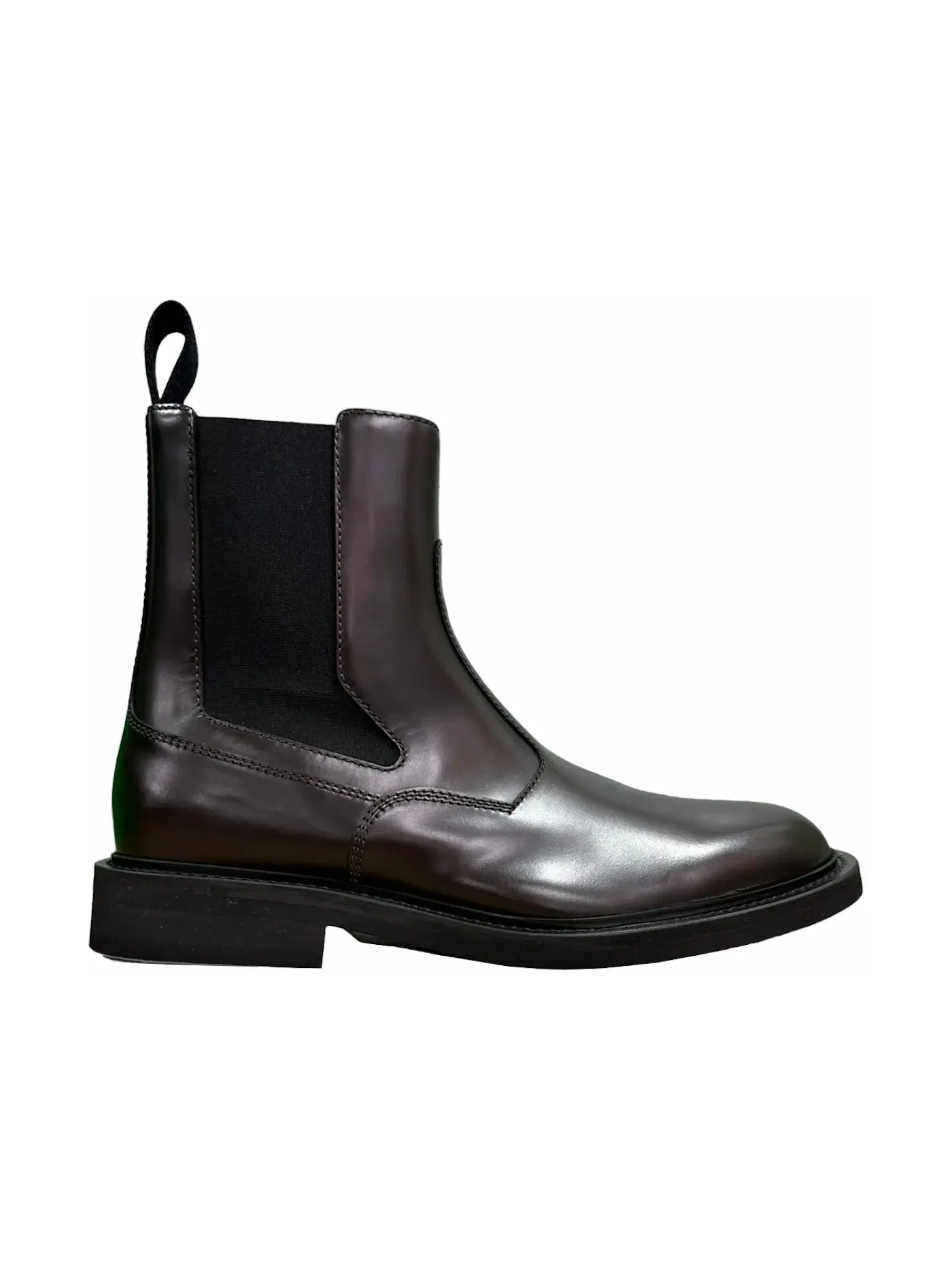 Мужские ботинки челси из кожи Dark Brown Bottega Veneta