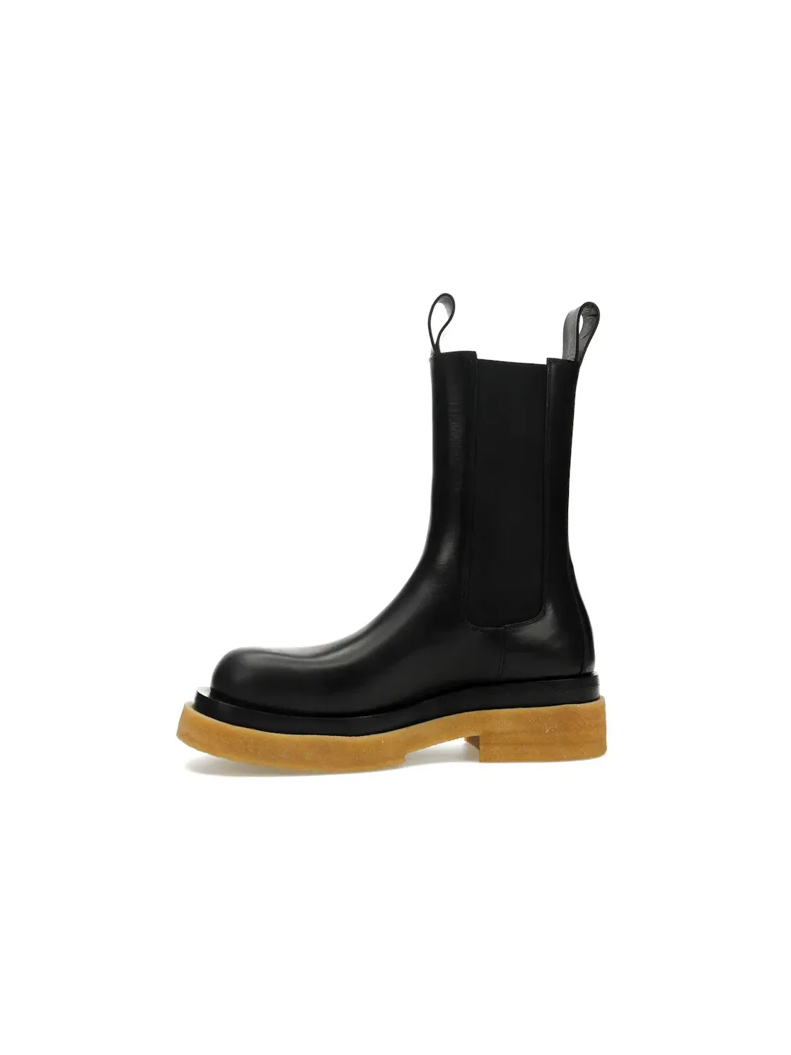 Мужские ботинки с массивной подошвой Bottega Veneta Lug Boot — изображение 3 из 4, черный